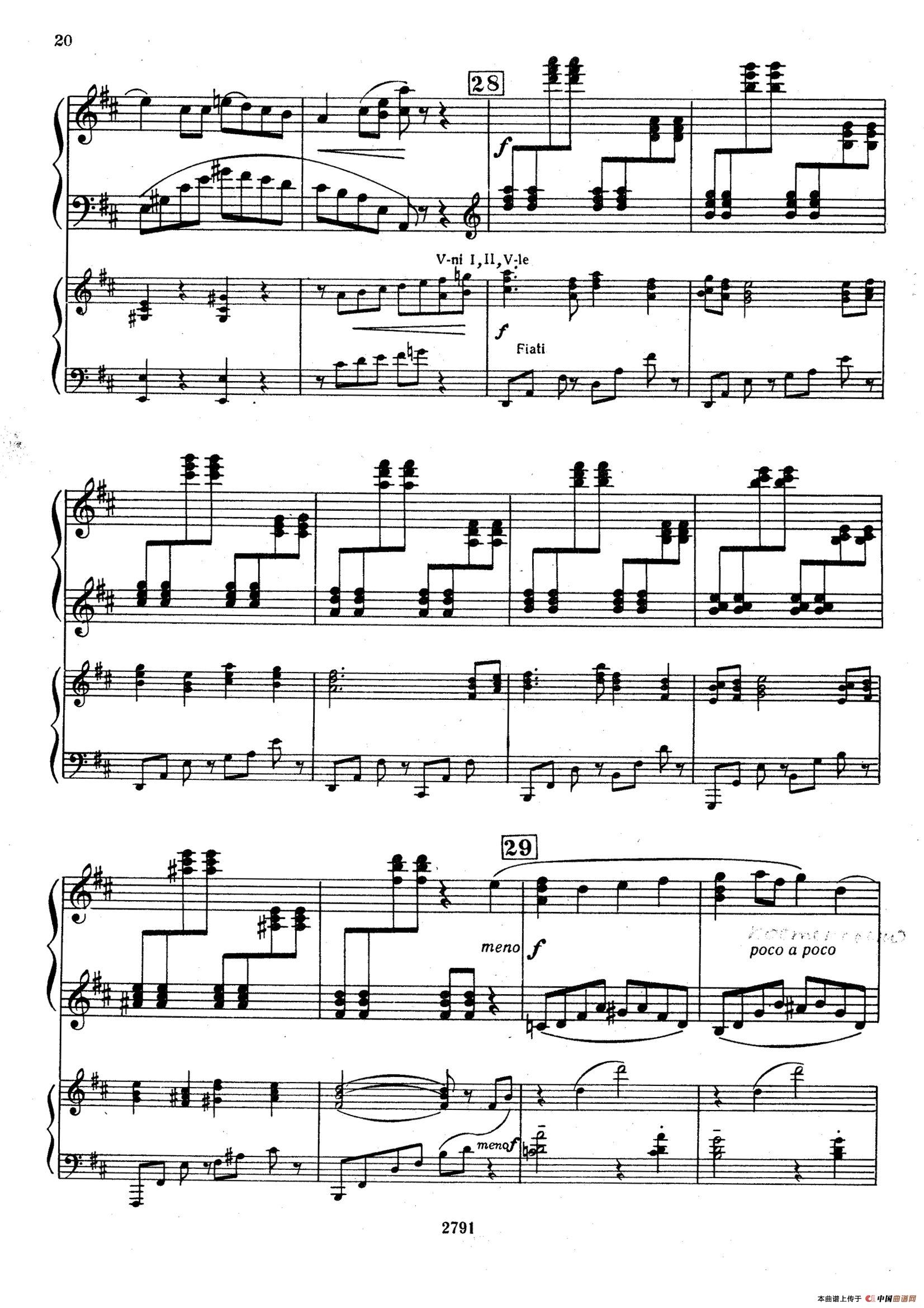 Piano Concerto No.3 in D major, Youth Op.50 - 2 pianos(D大调第三钢琴协奏曲“为青少年而作”Op.50·双钢琴)(1)_原文件名:019.jpg