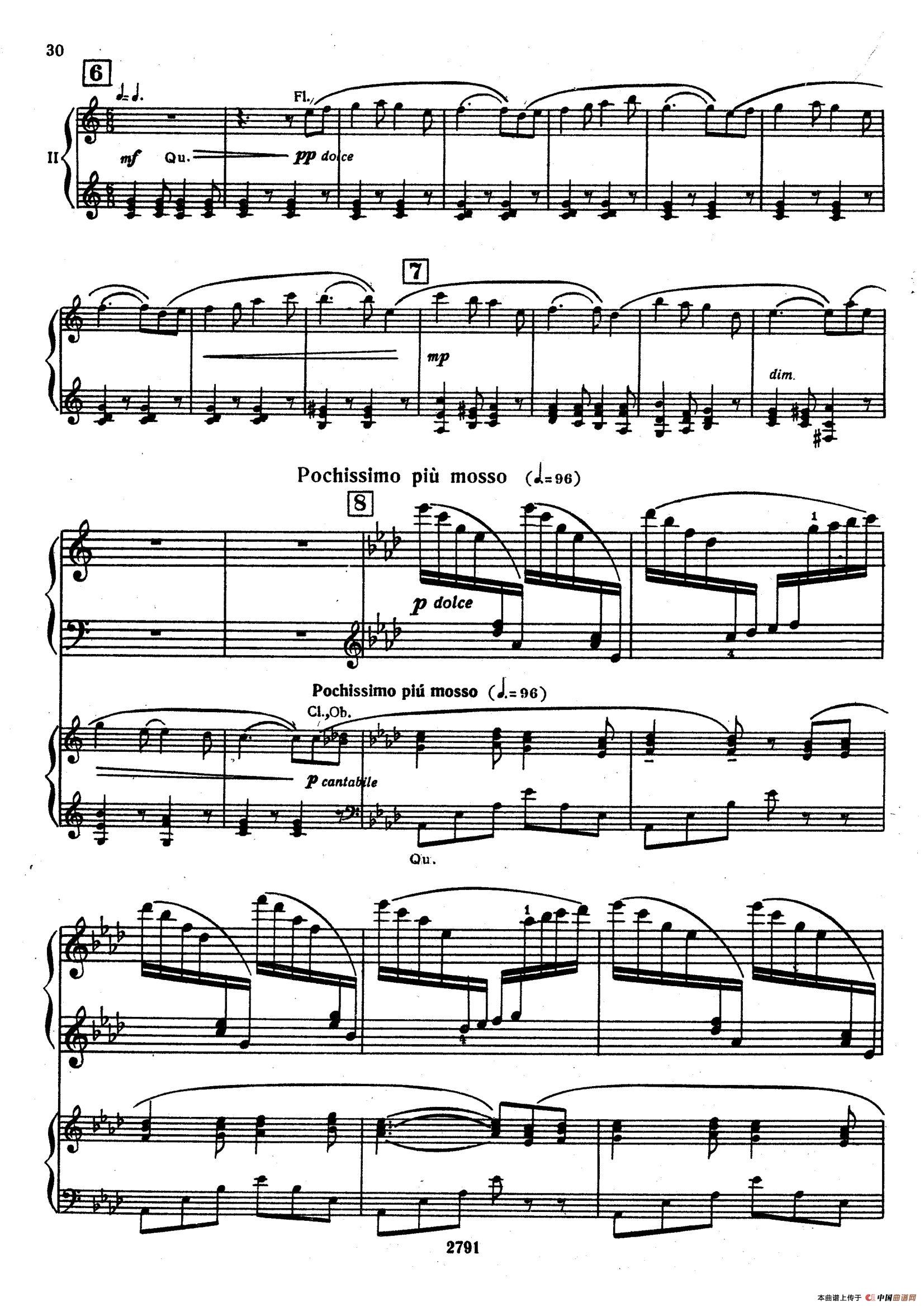 Piano Concerto No.3 in D major, Youth Op.50 - 2 pianos(D大调第三钢琴协奏曲“为青少年而作”Op.50·双钢琴)(1)_原文件名:029.jpg