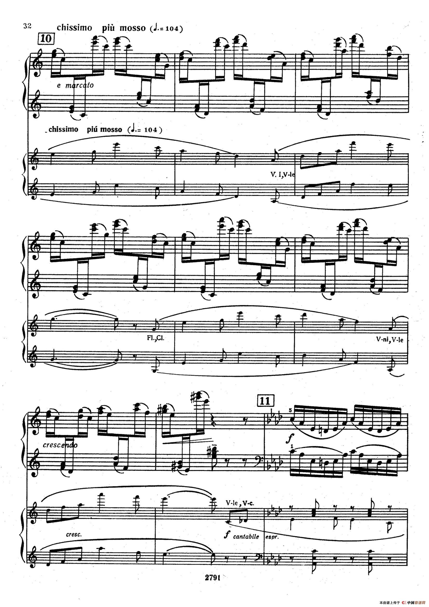 Piano Concerto No.3 in D major, Youth Op.50 - 2 pianos(D大调第三钢琴协奏曲“为青少年而作”Op.50·双钢琴)(1)_原文件名:031.jpg