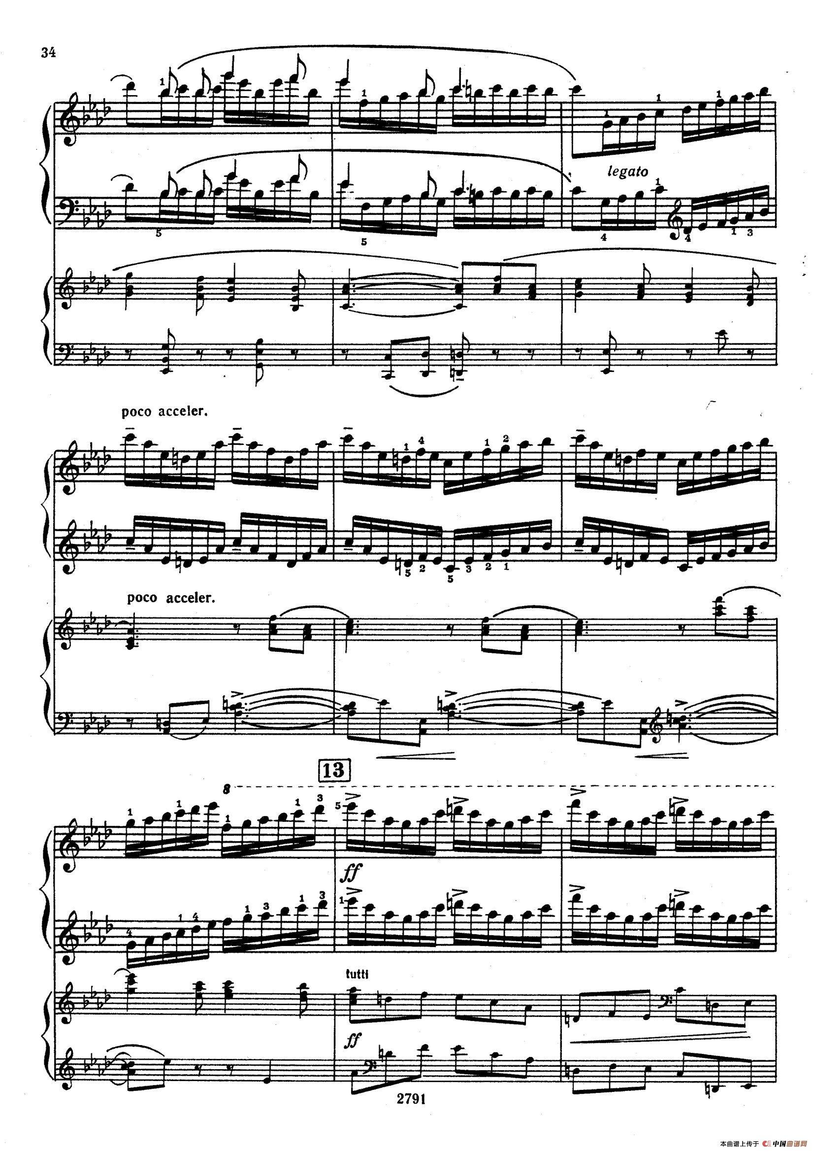 Piano Concerto No.3 in D major, Youth Op.50 - 2 pianos(D大调第三钢琴协奏曲“为青少年而作”Op.50·双钢琴)(1)_原文件名:033.jpg