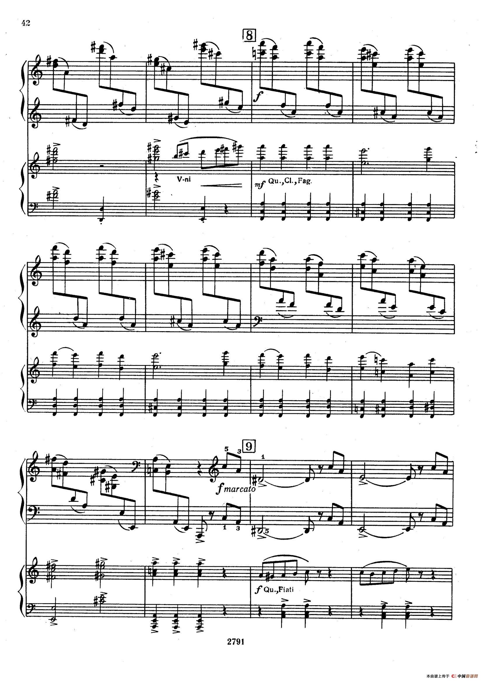 Piano Concerto No.3 in D major, Youth Op.50 - 2 pianos(D大调第三钢琴协奏曲“为青少年而作”Op.50·双钢琴)(1)_原文件名:041.jpg