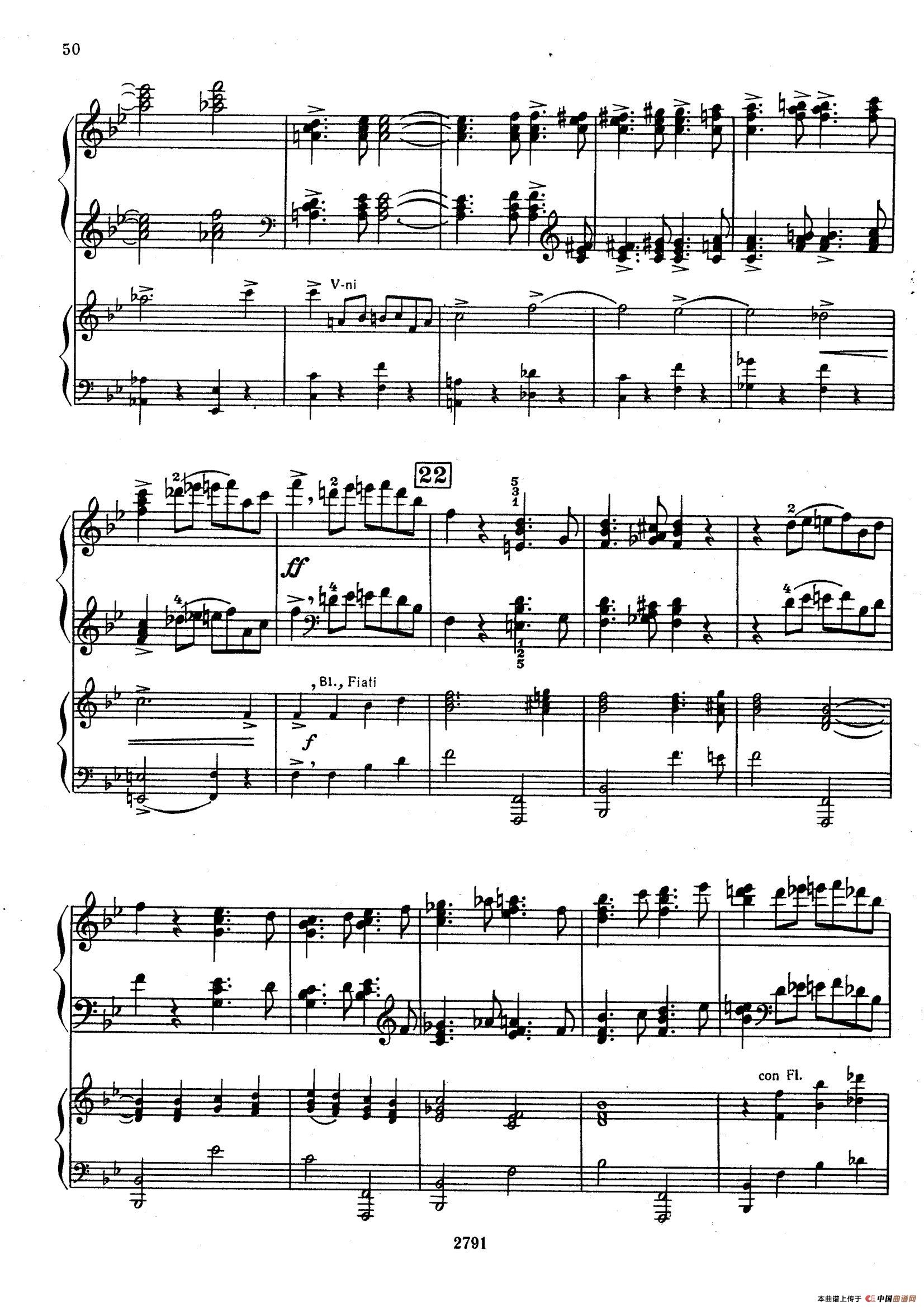 Piano Concerto No.3 in D major, Youth Op.50 - 2 pianos(D大调第三钢琴协奏曲“为青少年而作”Op.50·双钢琴)(1)_原文件名:049.jpg