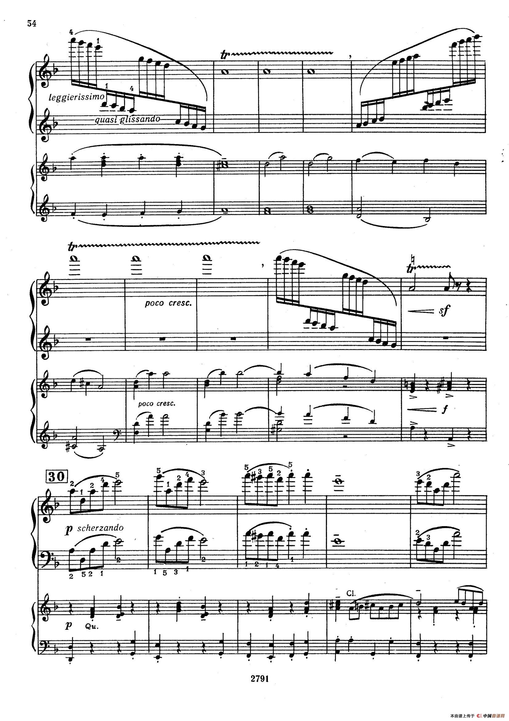 Piano Concerto No.3 in D major, Youth Op.50 - 2 pianos(D大调第三钢琴协奏曲“为青少年而作”Op.50·双钢琴)(1)_原文件名:053.jpg