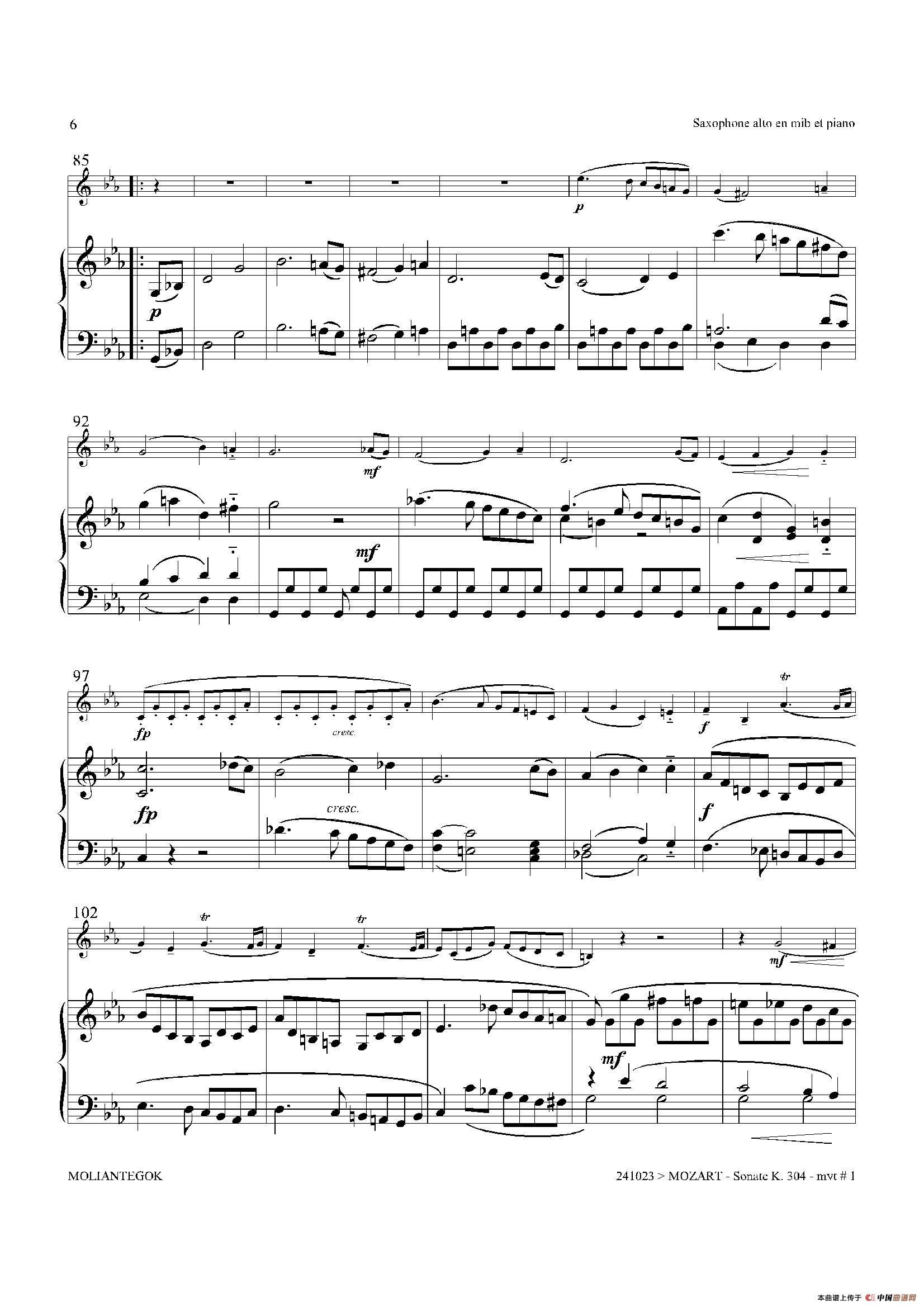 奏鸣曲 Op.304(中音萨克斯+钢琴伴奏)(1)_原文件名:005.jpg