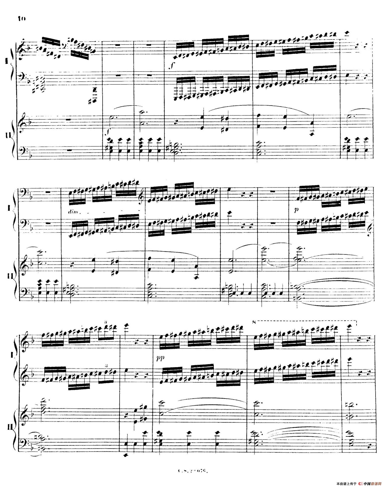 Piano Concerto No.2 in F Major Op.35(F大调第二钢琴协奏曲·Ⅰ·双钢琴)(1)_原文件名:010.jpg