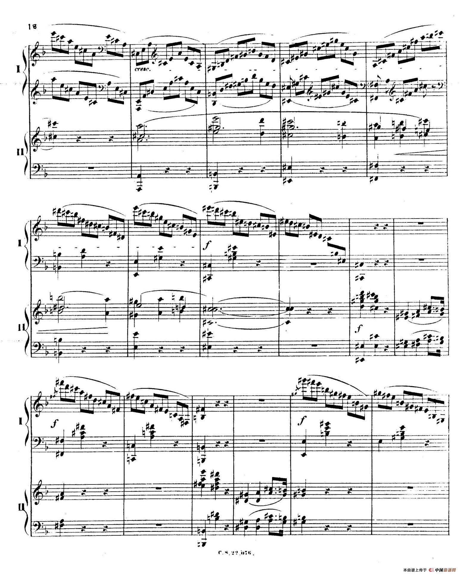 Piano Concerto No.2 in F Major Op.35(F大调第二钢琴协奏曲·Ⅰ·双钢琴)(1)_原文件名:018.jpg