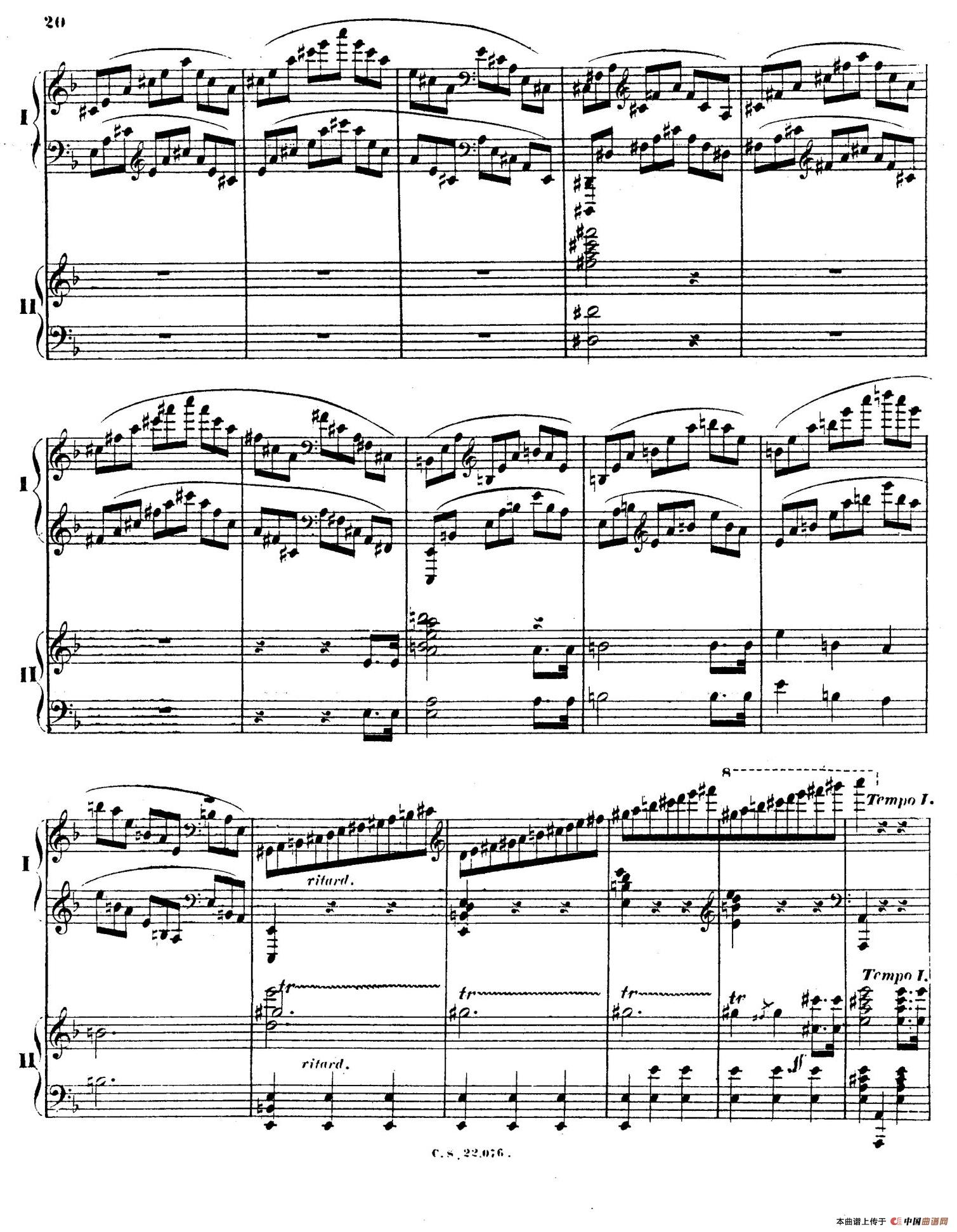 Piano Concerto No.2 in F Major Op.35(F大调第二钢琴协奏曲·Ⅰ·双钢琴)(1)_原文件名:020.jpg