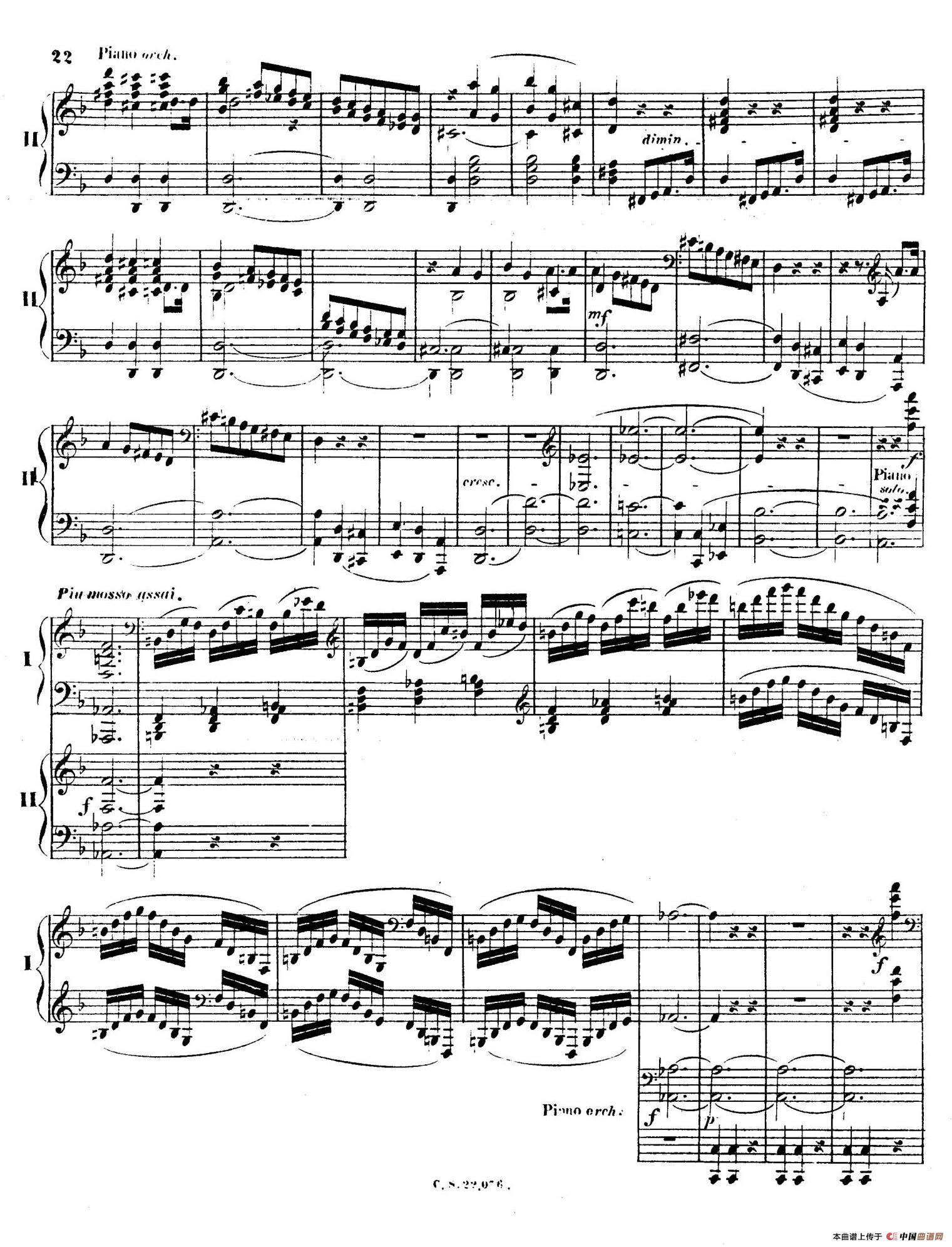 Piano Concerto No.2 in F Major Op.35(F大调第二钢琴协奏曲·Ⅰ·双钢琴)(1)_原文件名:022.jpg