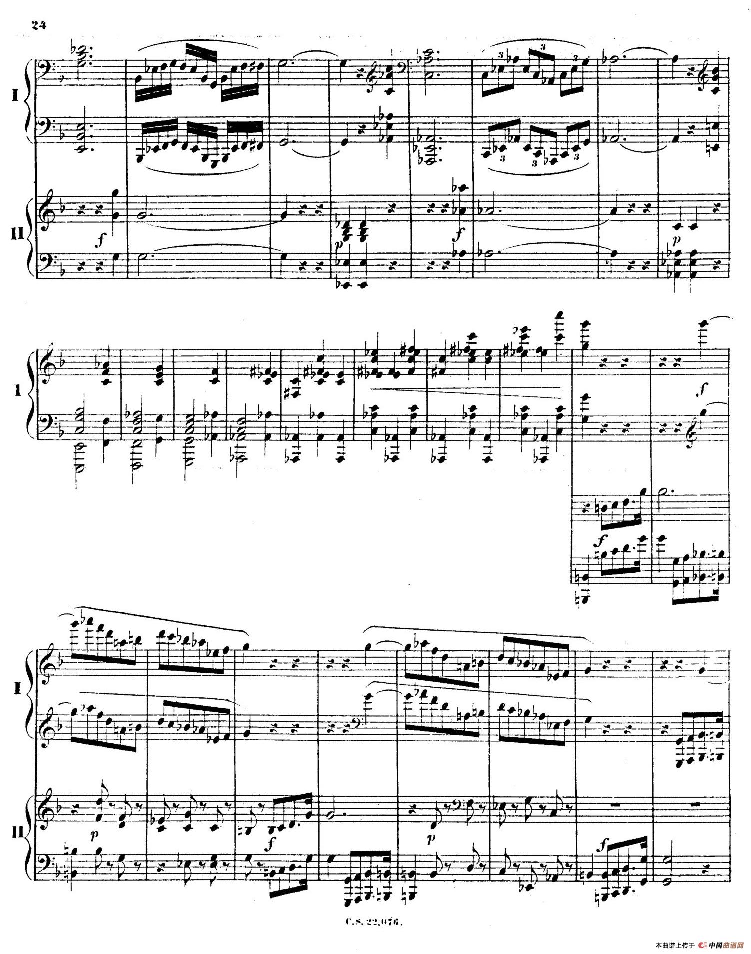 Piano Concerto No.2 in F Major Op.35(F大调第二钢琴协奏曲·Ⅰ·双钢琴)(1)_原文件名:024.jpg