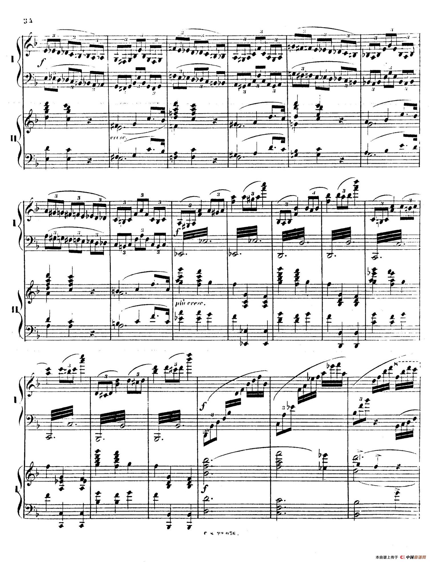 Piano Concerto No.2 in F Major Op.35(F大调第二钢琴协奏曲·Ⅰ·双钢琴)(1)_原文件名:034.jpg