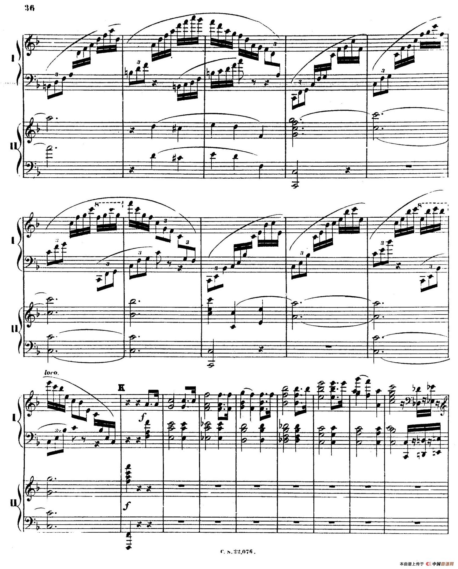 Piano Concerto No.2 in F Major Op.35(F大调第二钢琴协奏曲·Ⅰ·双钢琴)(1)_原文件名:036.jpg