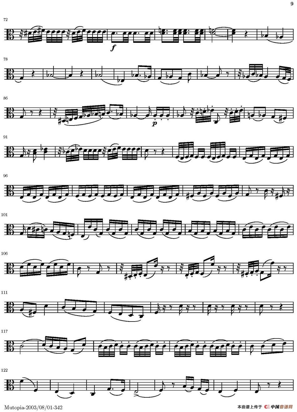 String Quartet nr.18 in E minor(E小调弦乐四重奏)(中提琴分谱)(1)_原文件名:String Quartet nr.18 in E minor(中提琴分谱)托马西曲_页面_09.jpg