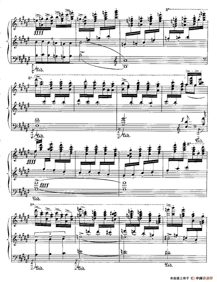 Iberia Suite：EL CORPUS EN SEVILLA钢琴谱（伊贝利亚组曲）_器乐乐谱_中国曲谱网