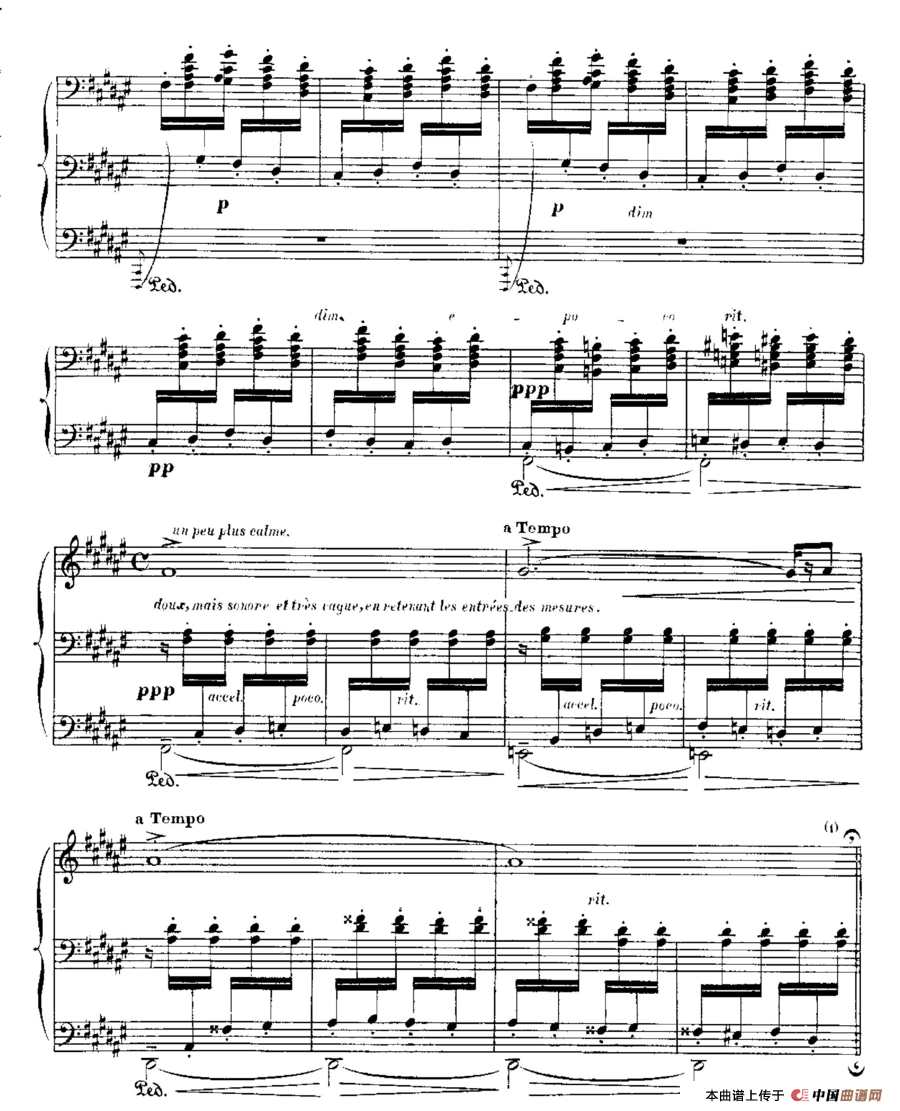 Iberia Suite：EL CORPUS EN SEVILLA钢琴谱（伊贝利亚组曲）_器乐乐谱_中国曲谱网