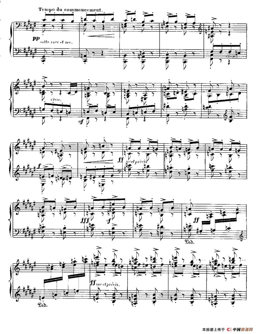 Iberia Suite：EL CORPUS EN SEVILLA钢琴谱（伊贝利亚组曲）_器乐乐谱_中国曲谱网