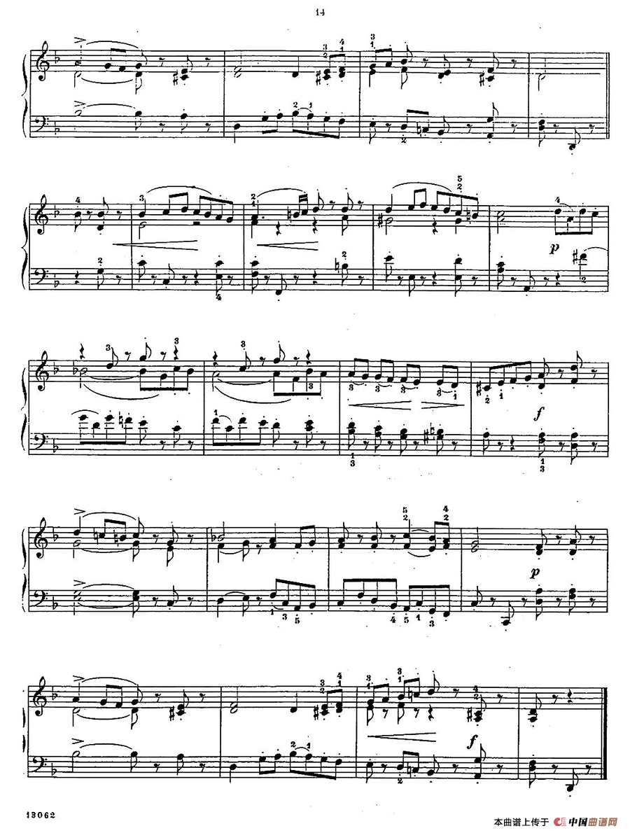 Album f the Young Op·62(6· 加沃特舞曲 Gavotte,d小调)(1)_原文件名:Album f the Young Op·623.jpg