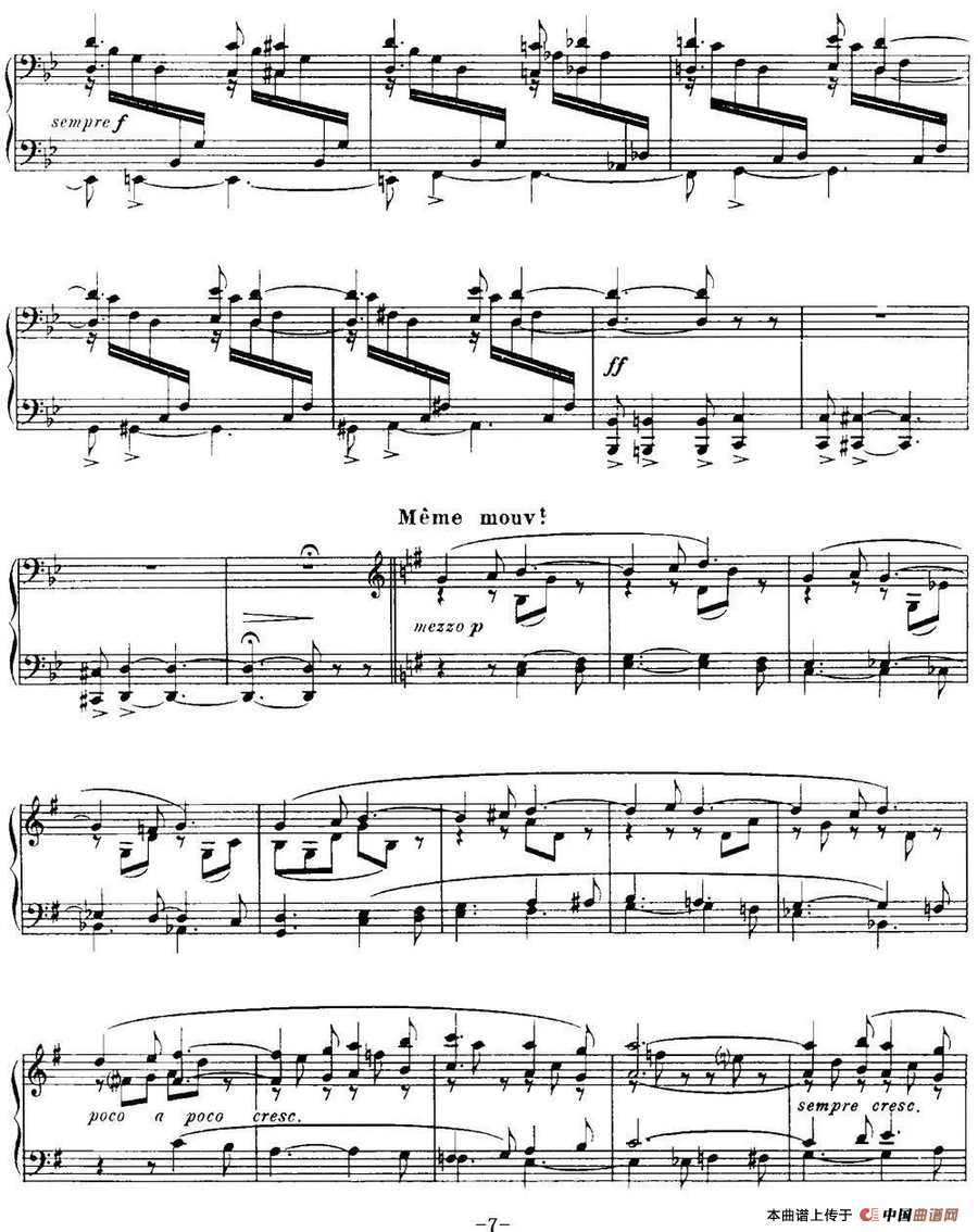 福雷13首船歌:Barcarolle No·11 in G min, Op·105(1)_原文件名:福雷13首船歌:Barcarolle No·11 in G min, Op·1057.jpg