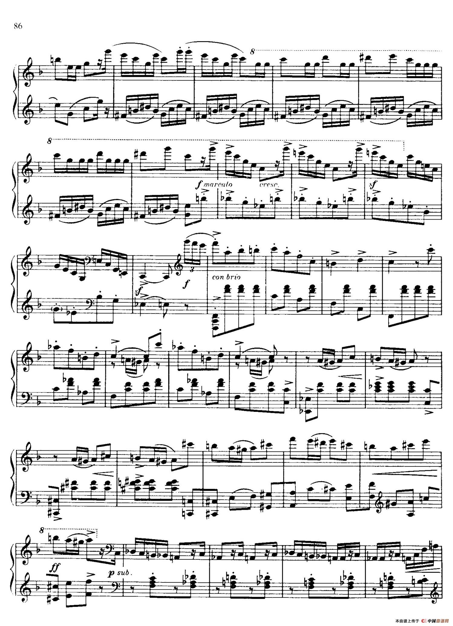 Piano Sonata No.3 in F Major Op.46(F大调第三钢琴奏鸣曲·Ⅲ)(1)_原文件名:023.jpg