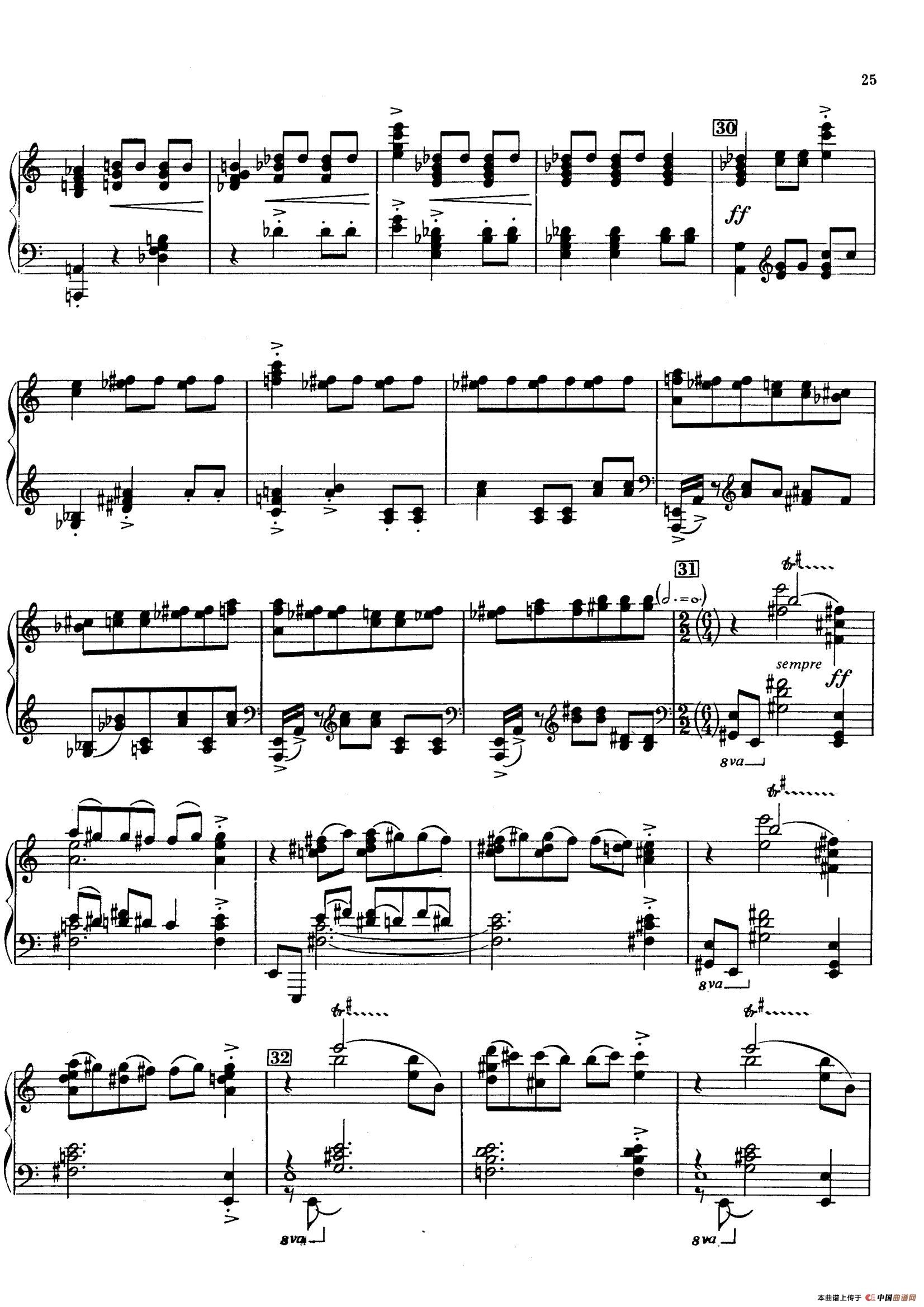 火鸟组曲 Firebird Suite(拉夫林改编钢琴独奏版)(1)_原文件名:026.jpg