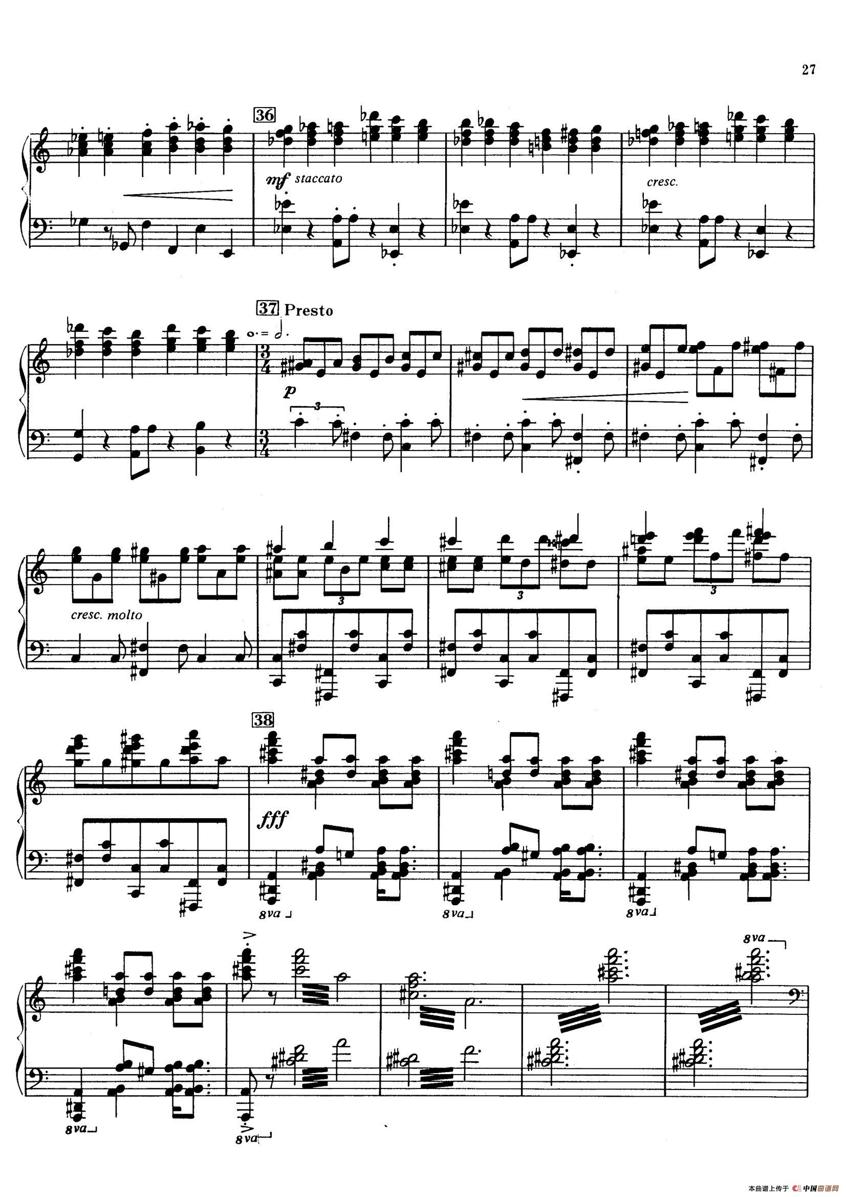 火鸟组曲 Firebird Suite(拉夫林改编钢琴独奏版)(1)_原文件名:028.jpg