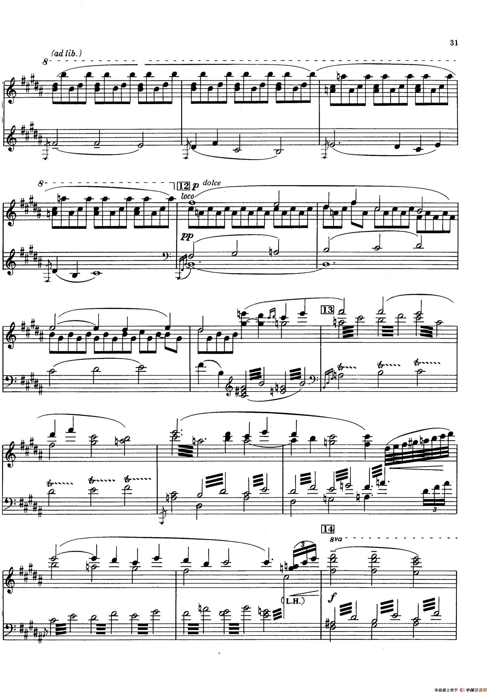 火鸟组曲 Firebird Suite(拉夫林改编钢琴独奏版)(1)_原文件名:032.jpg