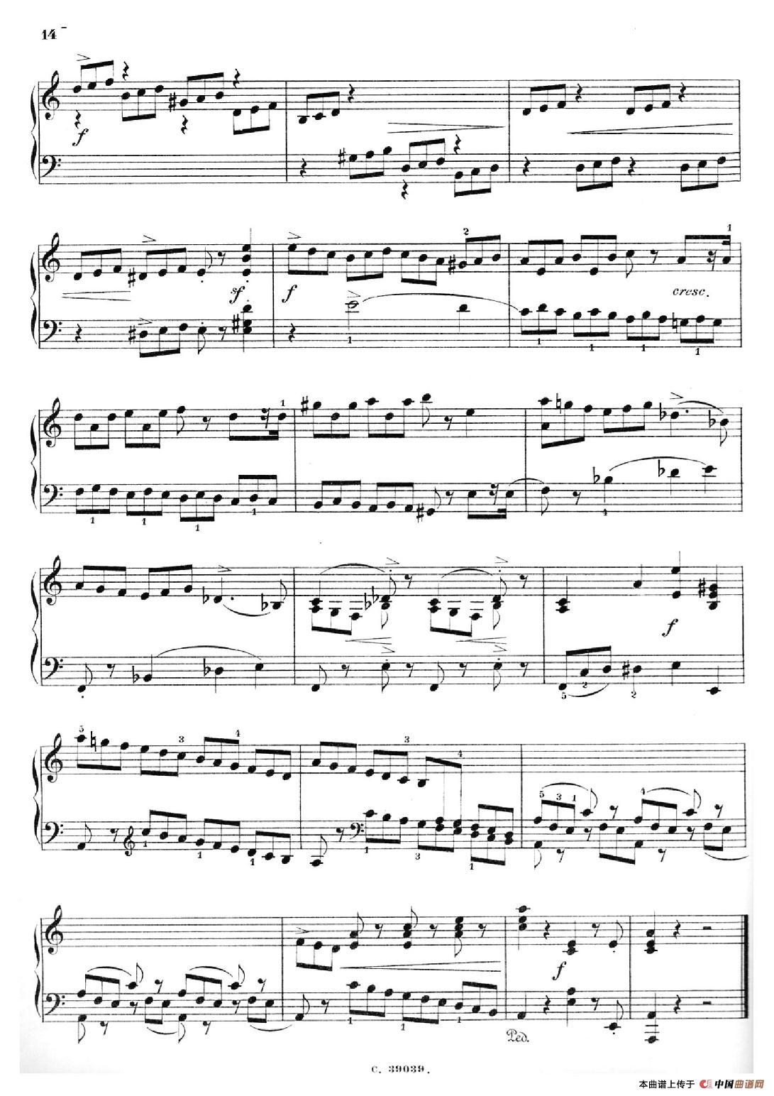 36 Etudes Rhythmiques et Melodiques Op.105(36首节奏与旋律练习曲 6—10)(1)_原文件名:012.jpg
