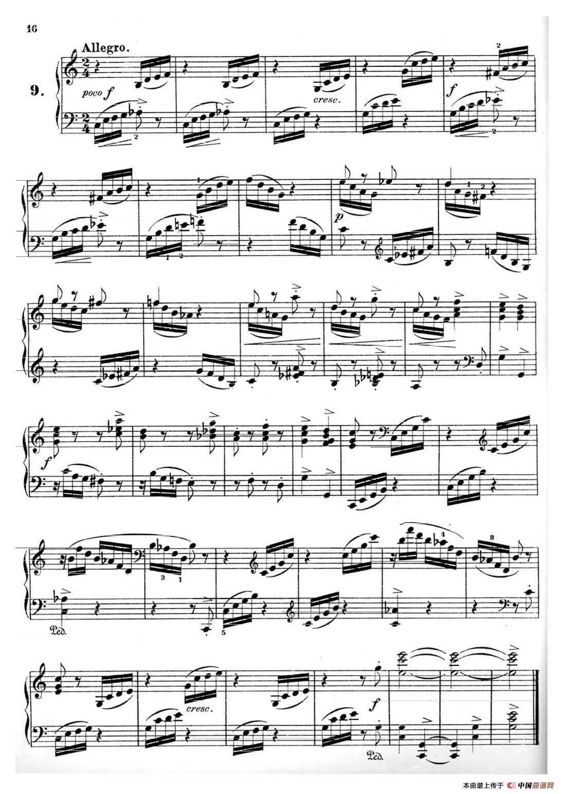 36 Etudes Rhythmiques et Melodiques Op.105(36首节奏与旋律练习曲 6—10)(1)_原文件名:014.jpg