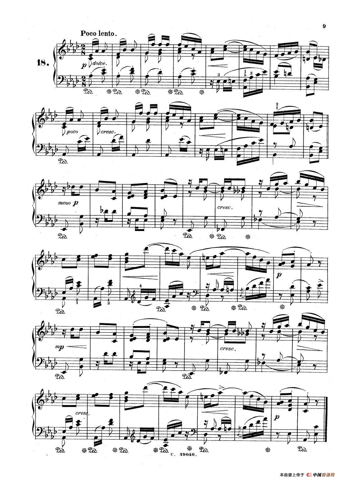 36 Etudes Rhythmiques et Melodiques Op.105(36首节奏与旋律练习曲 16—20)(1)_原文件名:023.jpg