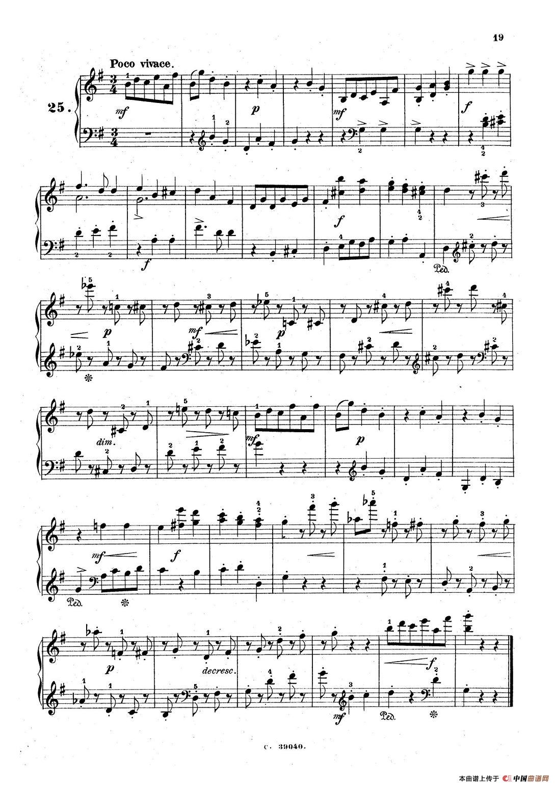 36 Etudes Rhythmiques et Melodiques Op.105(36首节奏与旋律练习曲 20—25)(1)_原文件名:033.jpg