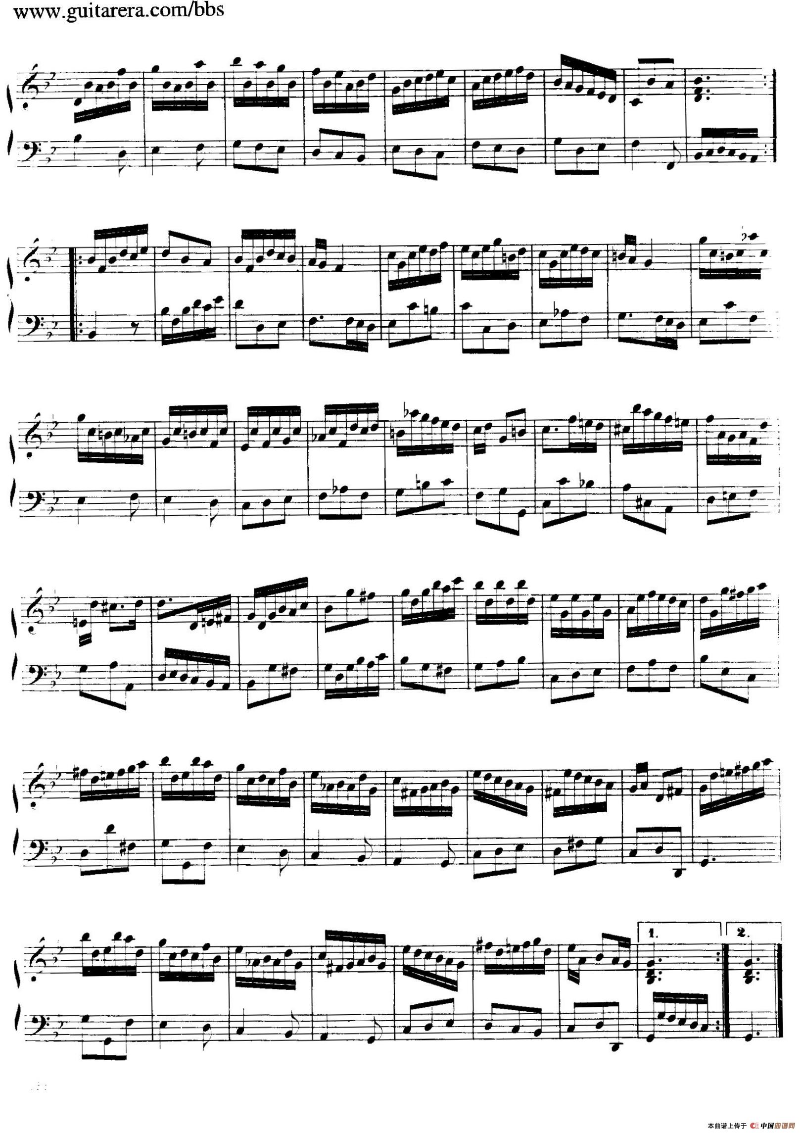 Suite No.7 in g Minor HWV 432(g小调第七组曲)(1)_原文件名:005.jpg
