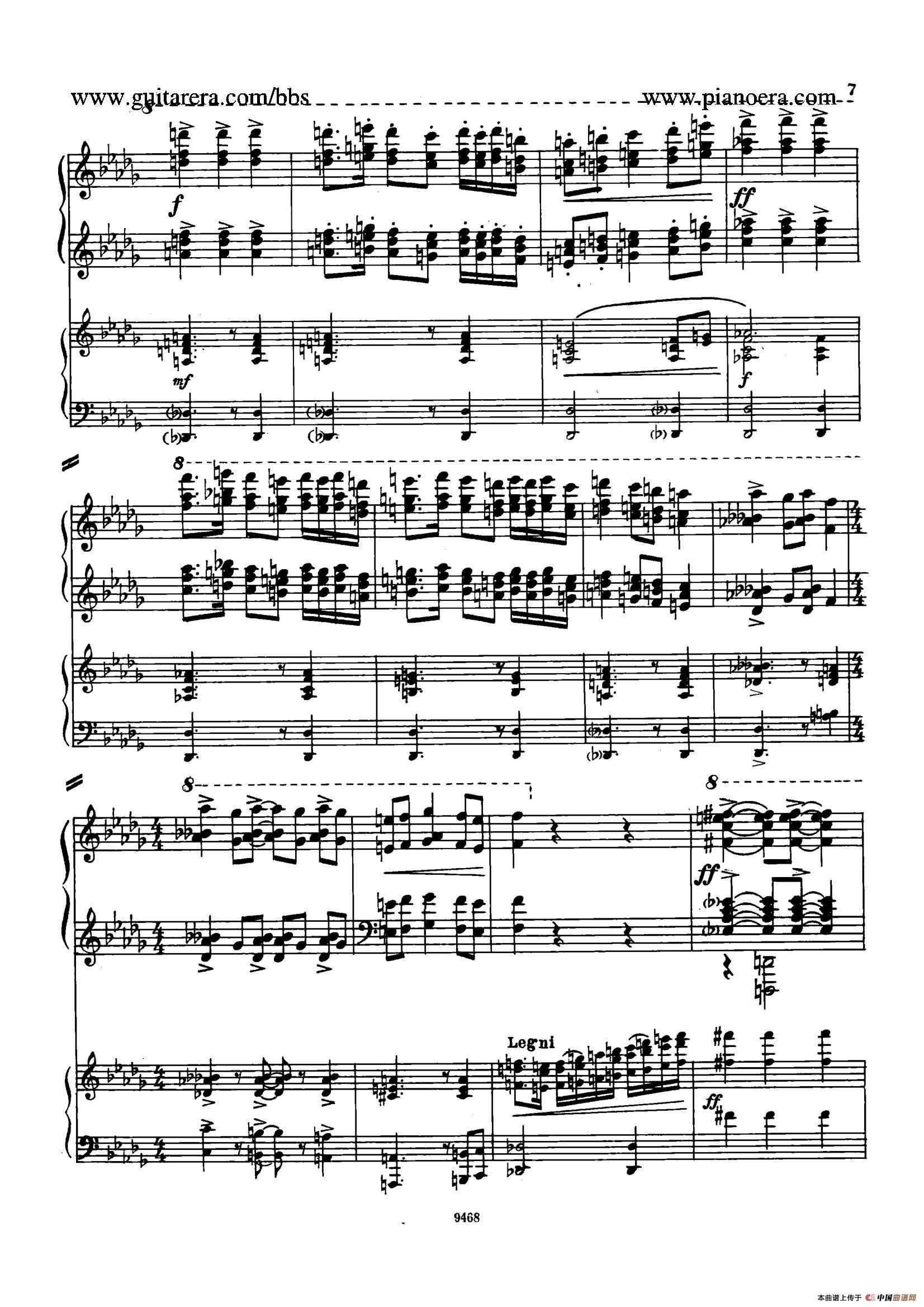 Piano Concerto in D-flat Major Op.37(降D大调钢琴协奏曲·Ⅰ·双钢琴)(1)_原文件名:003.jpg