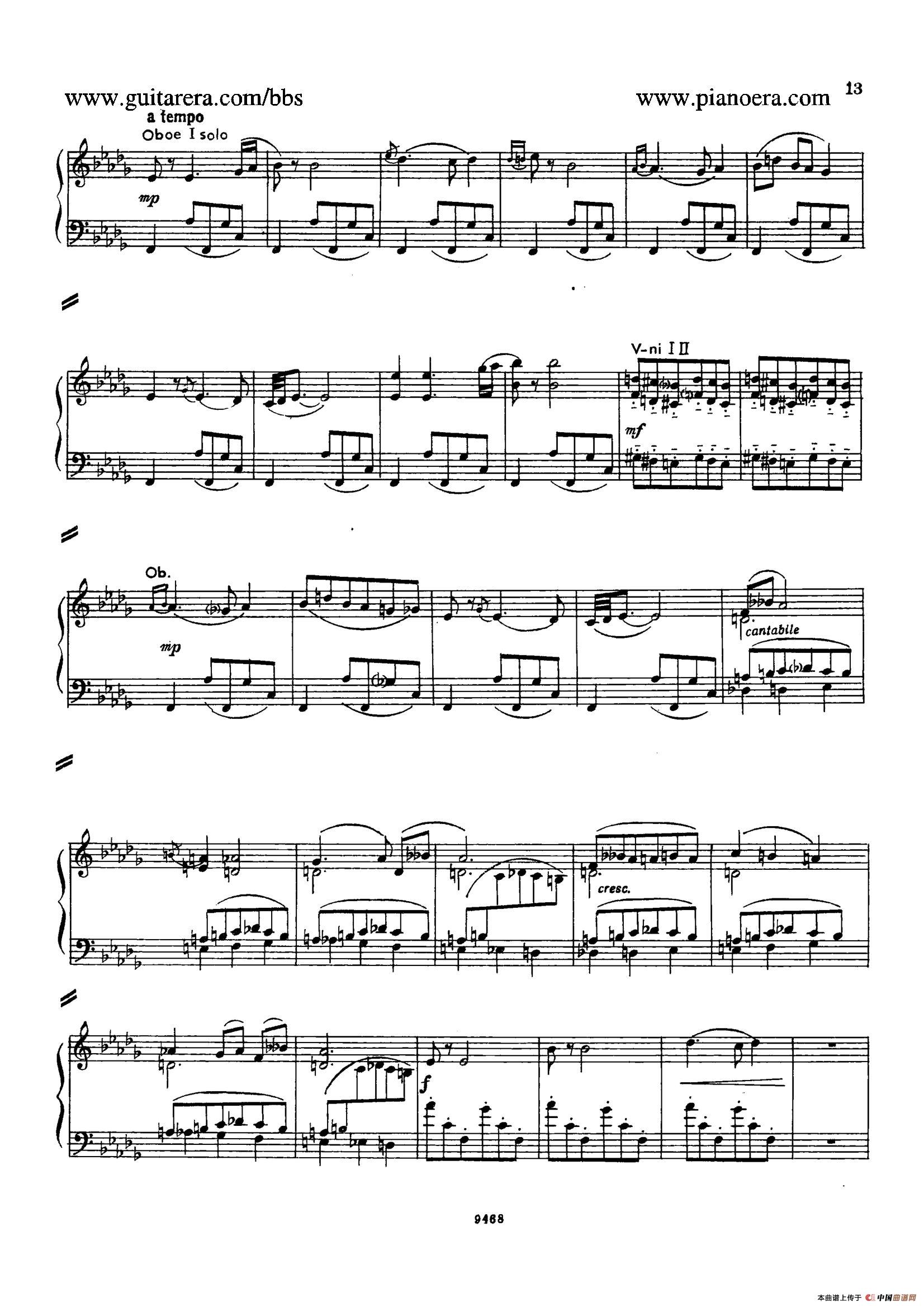 Piano Concerto in D-flat Major Op.37(降D大调钢琴协奏曲·Ⅰ·双钢琴)(1)_原文件名:009.jpg