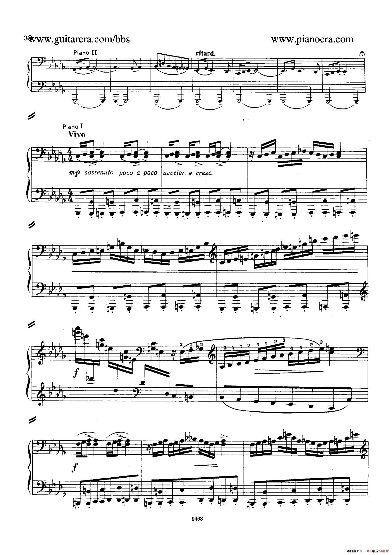 Piano Concerto in D-flat Major Op.37(降D大调钢琴协奏曲·Ⅰ·双钢琴)(1)_原文件名:034.jpg