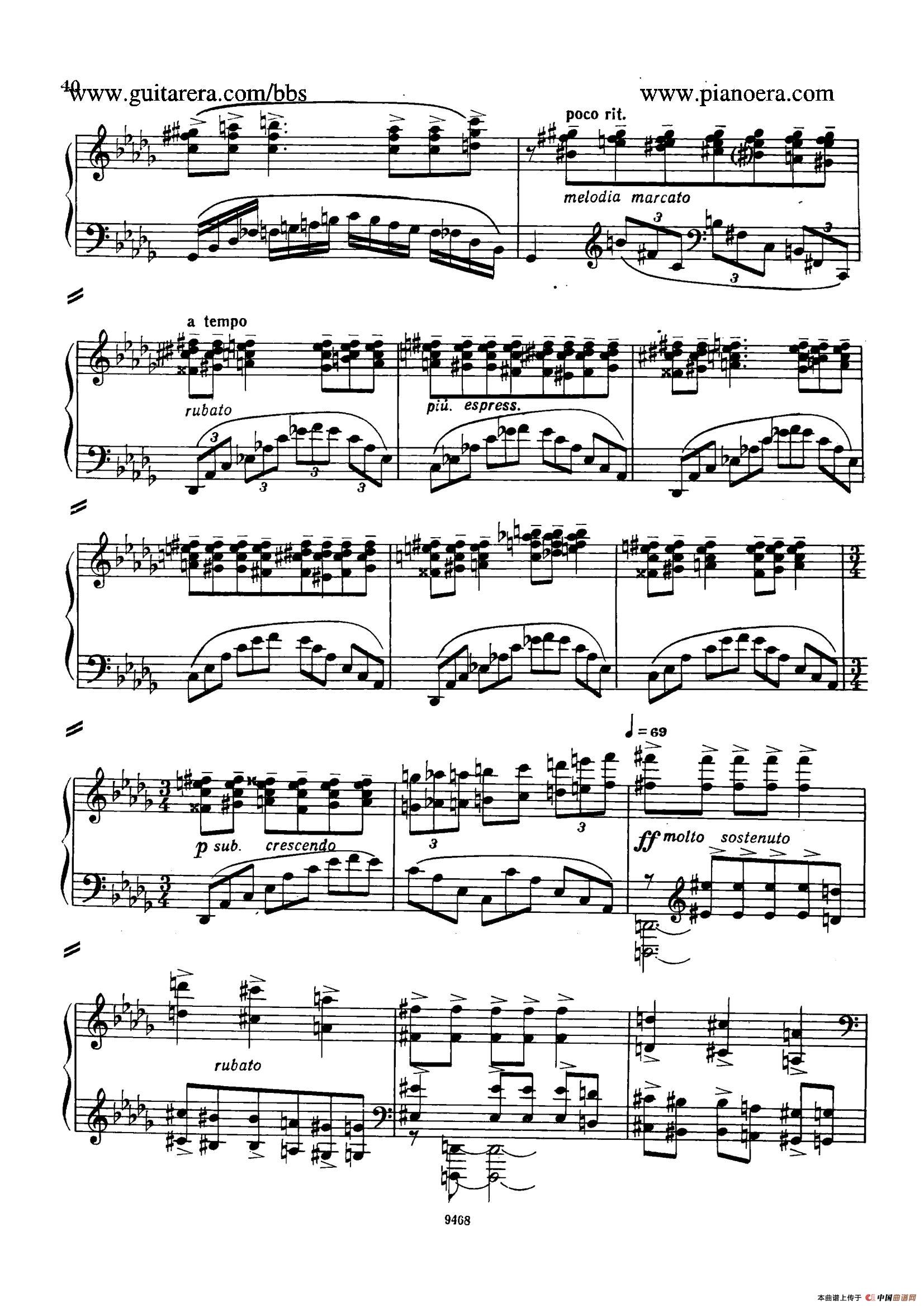 Piano Concerto in D-flat Major Op.37(降D大调钢琴协奏曲·Ⅰ·双钢琴)(1)_原文件名:036.jpg