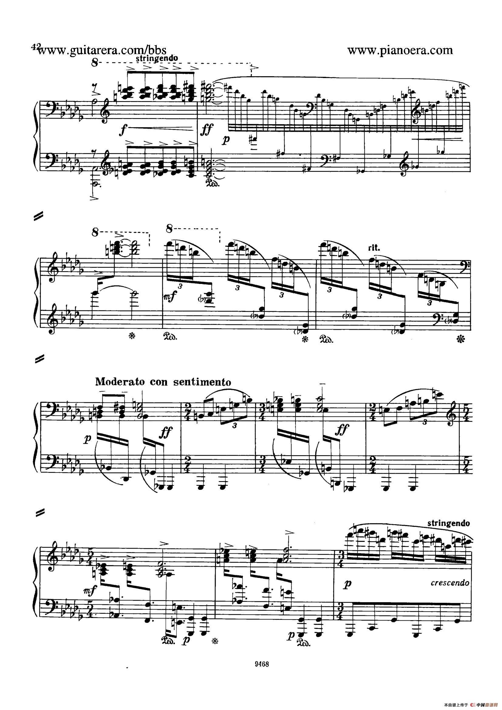 Piano Concerto in D-flat Major Op.37(降D大调钢琴协奏曲·Ⅰ·双钢琴)(1)_原文件名:038.jpg