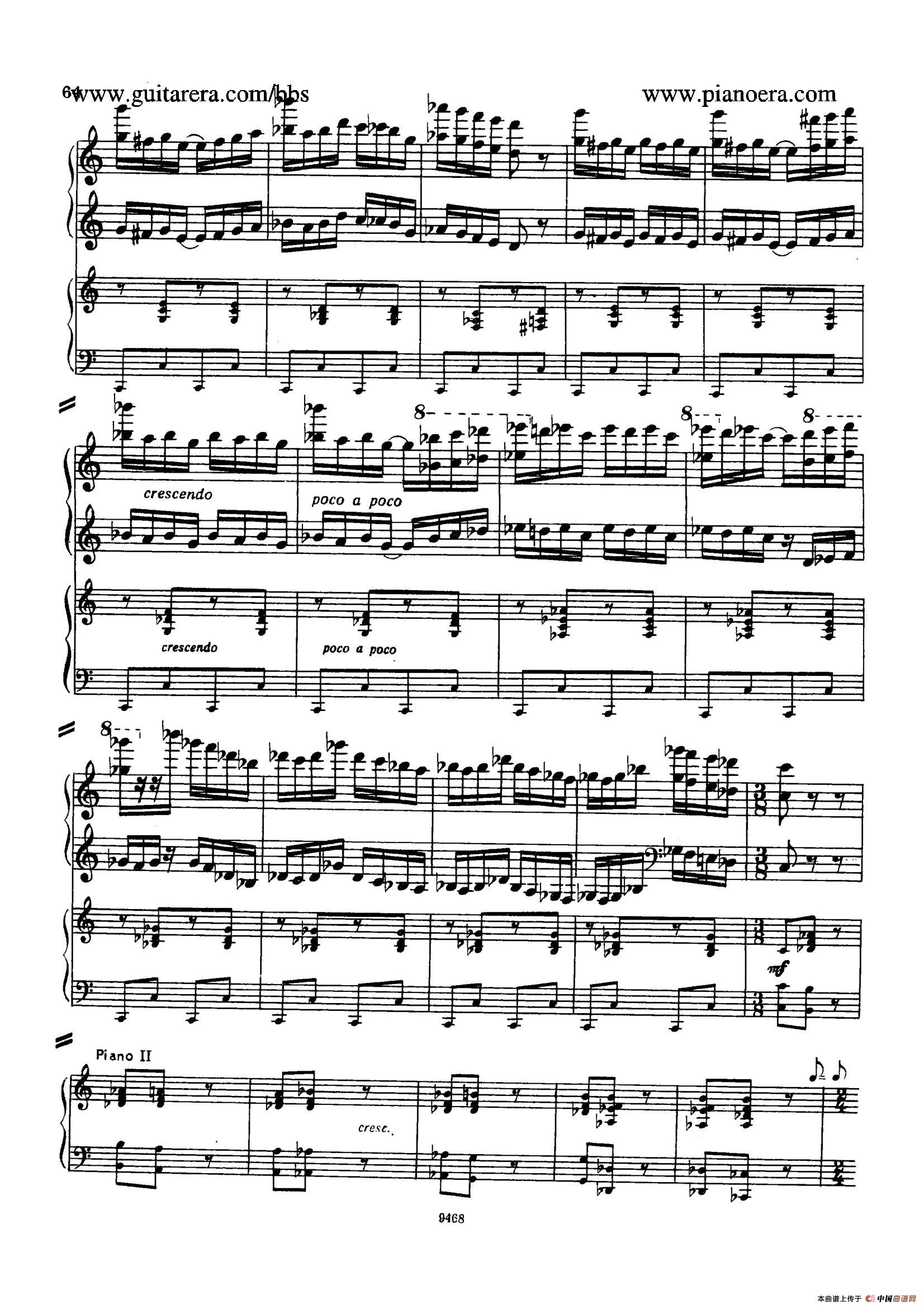 Piano Concerto in D-flat Major Op.37(降D大调钢琴协奏曲·Ⅲ·双钢琴)(1)_原文件名:060.jpg