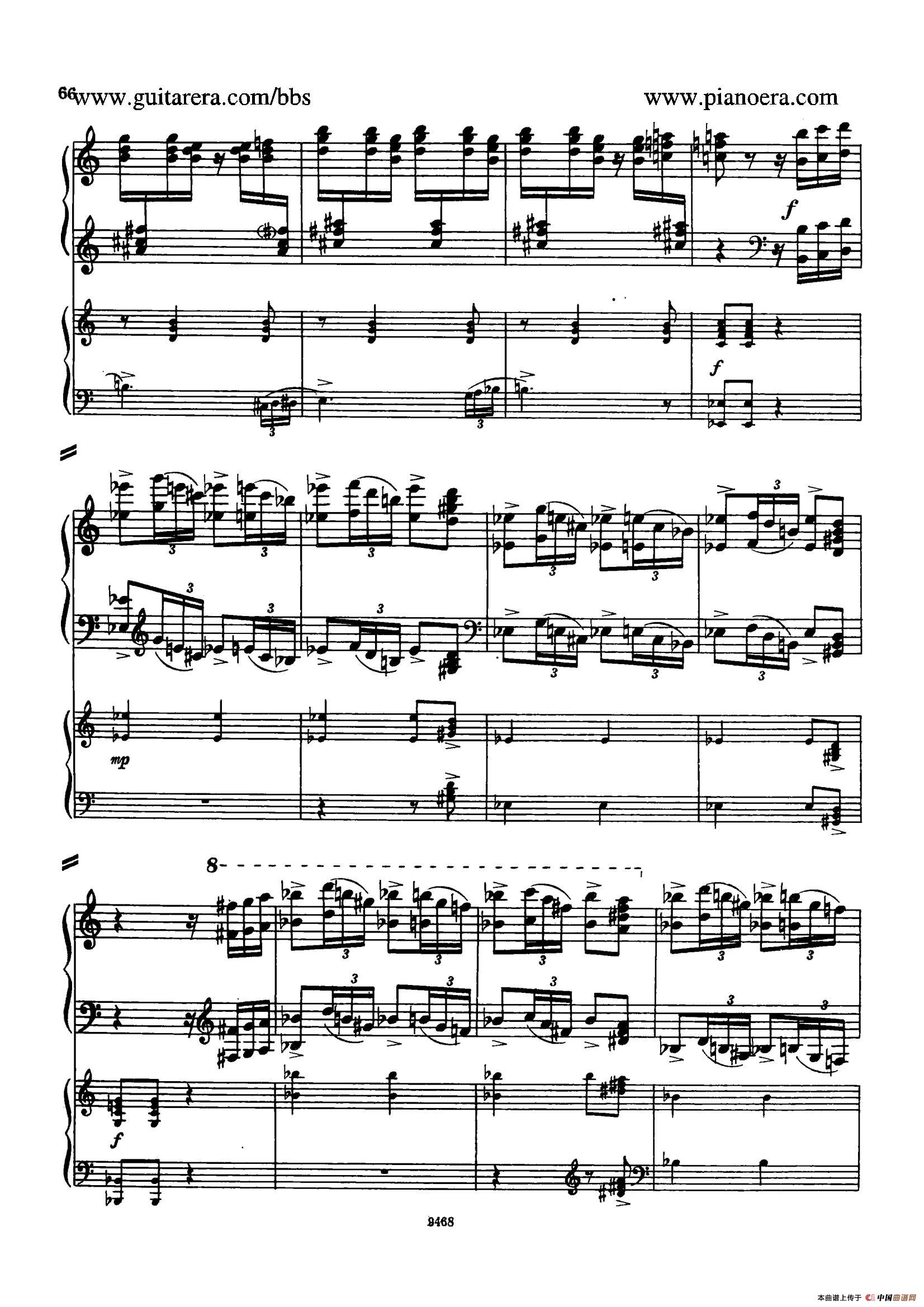 Piano Concerto in D-flat Major Op.37(降D大调钢琴协奏曲·Ⅲ·双钢琴)(1)_原文件名:062.jpg