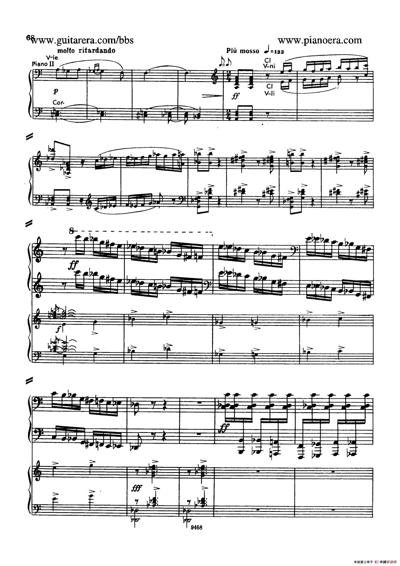 Piano Concerto in D-flat Major Op.37(降D大调钢琴协奏曲·Ⅲ·双钢琴)(1)_原文件名:064.jpg