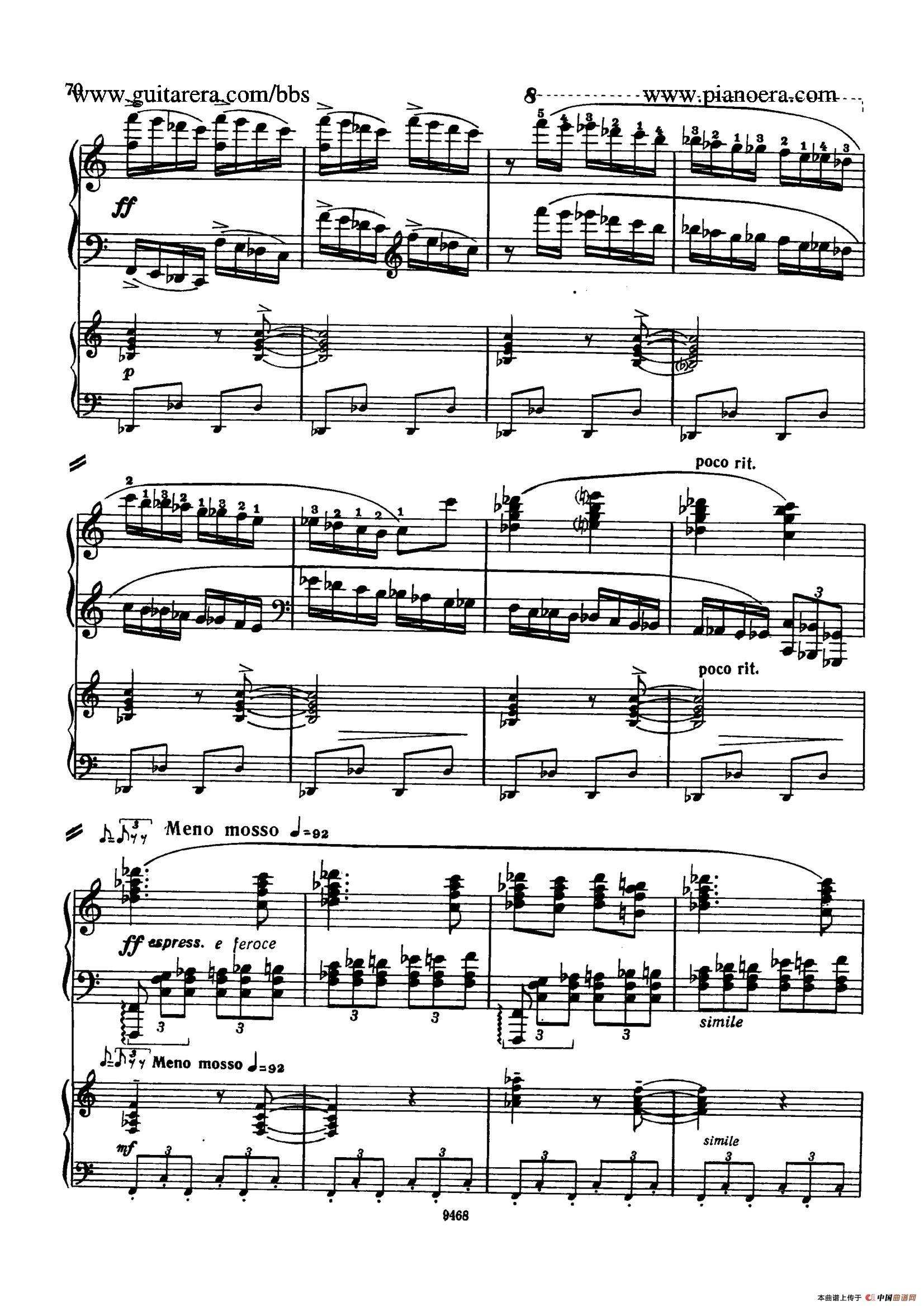Piano Concerto in D-flat Major Op.37(降D大调钢琴协奏曲·Ⅲ·双钢琴)(1)_原文件名:066.jpg