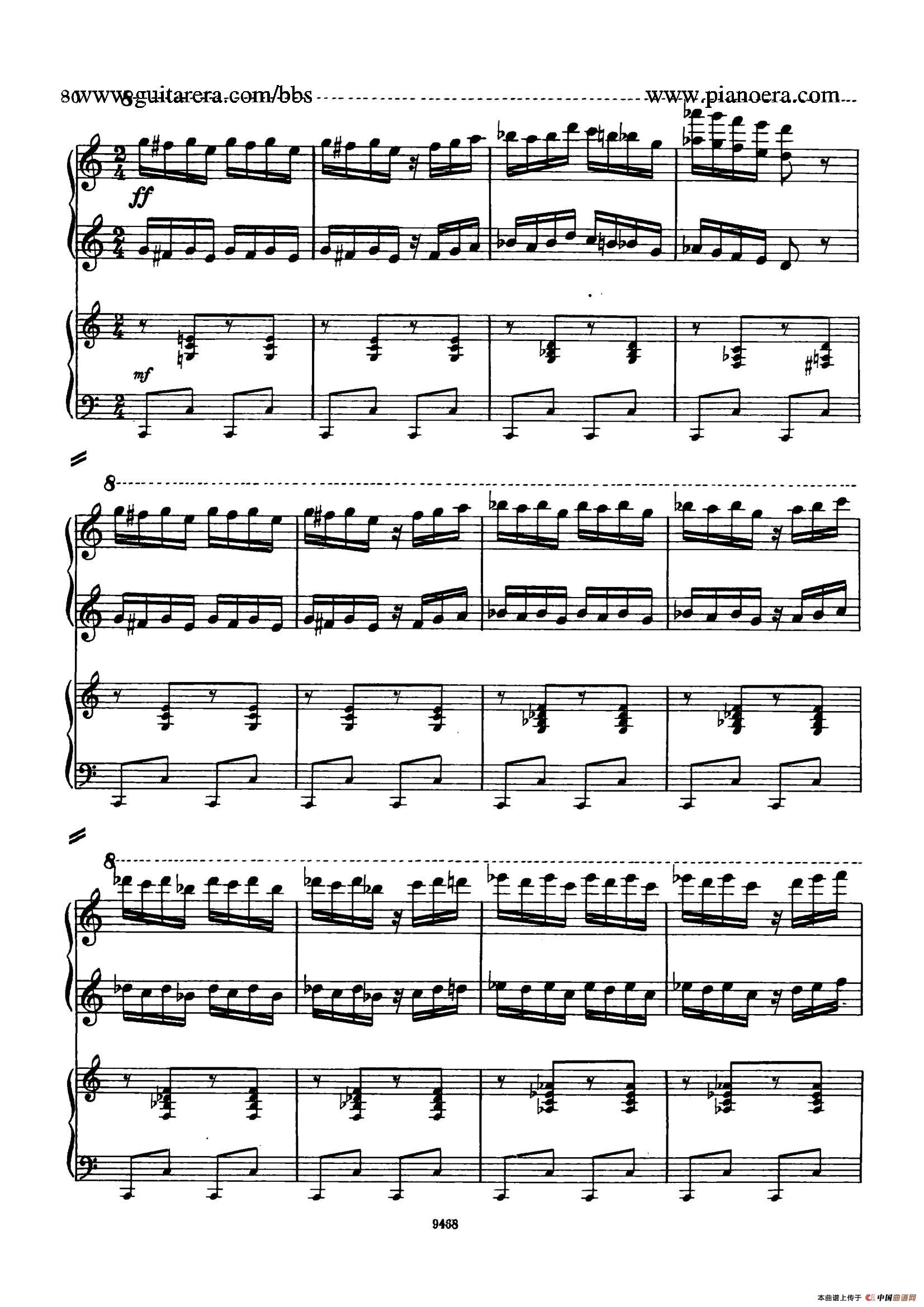 Piano Concerto in D-flat Major Op.37(降D大调钢琴协奏曲·Ⅲ·双钢琴)(1)_原文件名:076.jpg