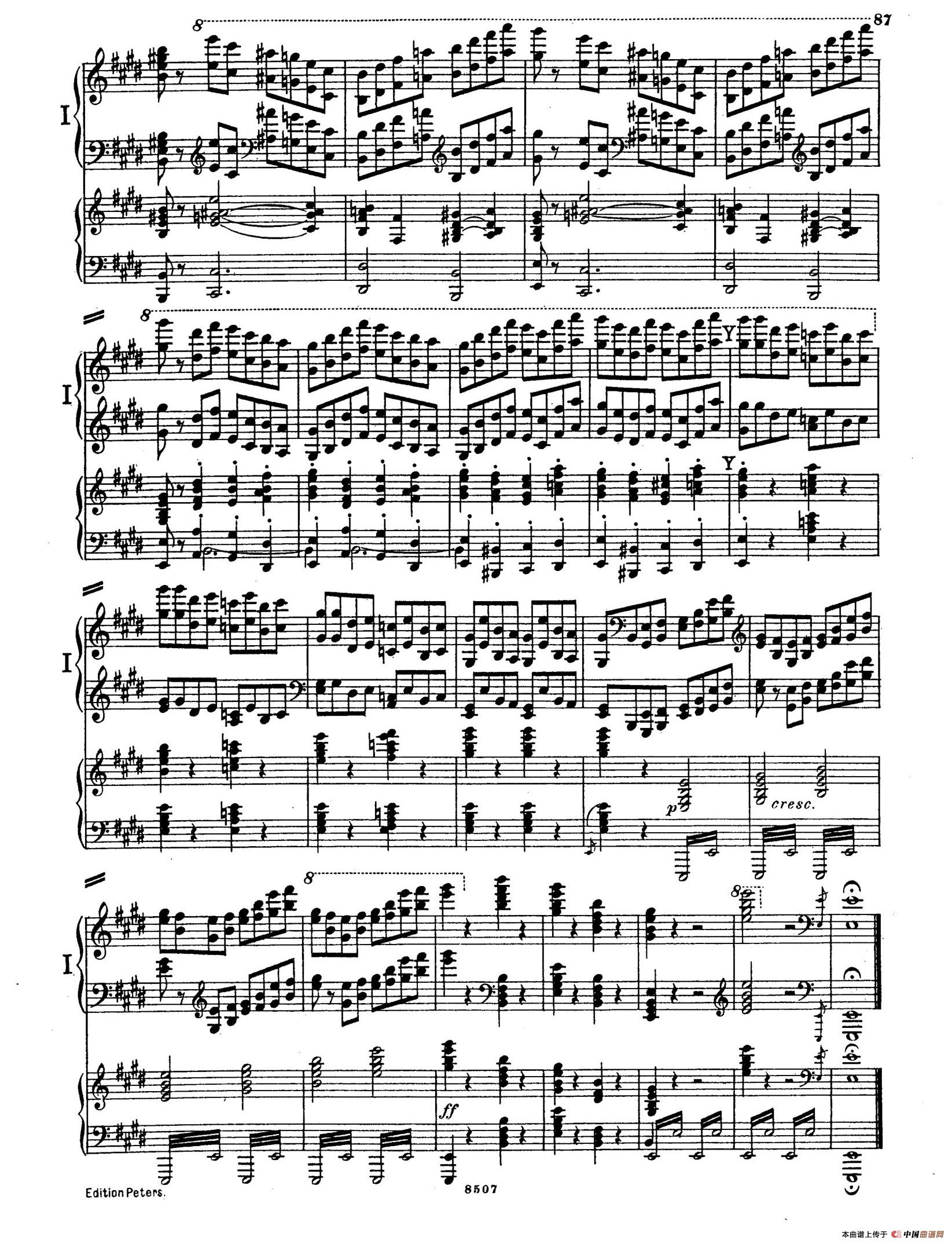 Piano Concerto in E Major Op.59（E大调钢琴协奏曲·双钢琴·第四乐章）(1)_原文件名：085.jpg