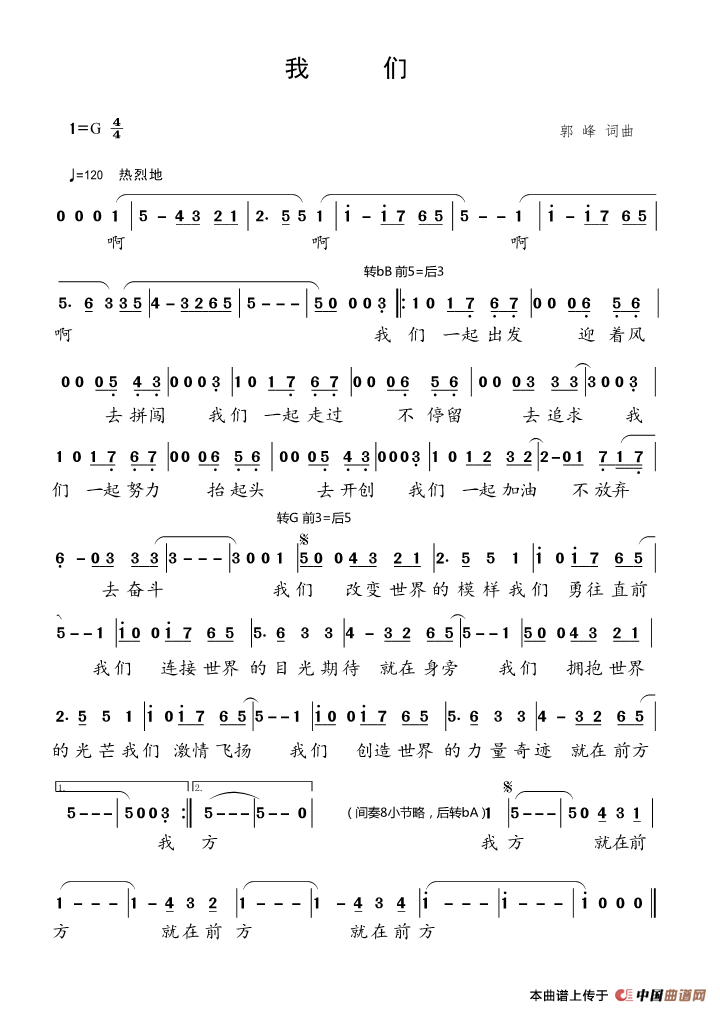 我们(郭峰 词曲)(1)_原文件名:我们.png