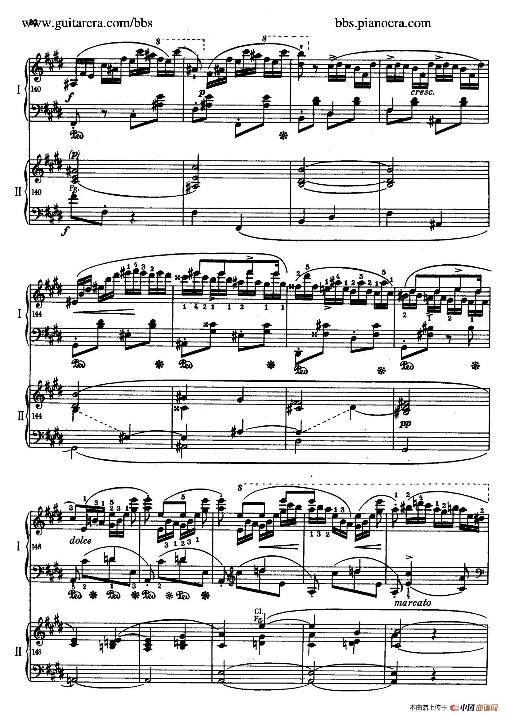 e小调第一钢琴协奏曲 Op.11(双钢琴版·第三乐章)(1)_原文件名:078.jpg