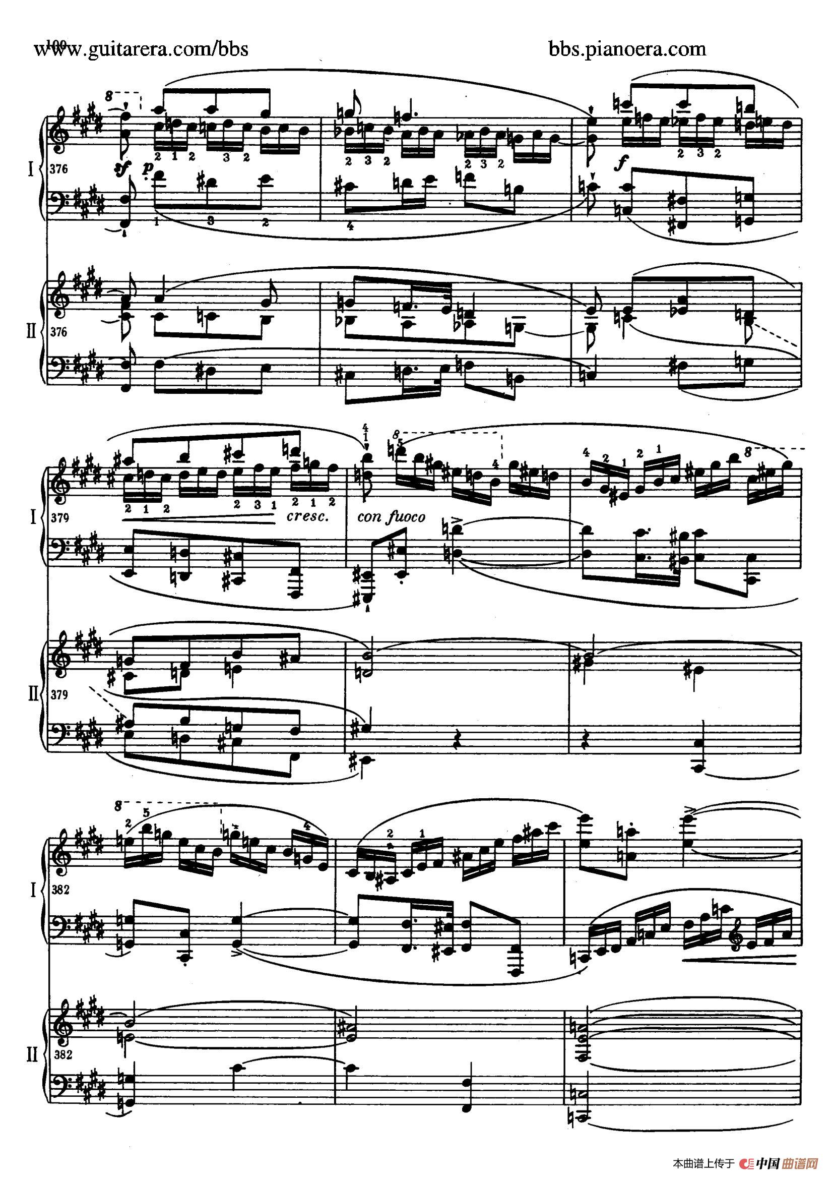 e小调第一钢琴协奏曲 Op.11(双钢琴版·第三乐章)(1)_原文件名:096.jpg