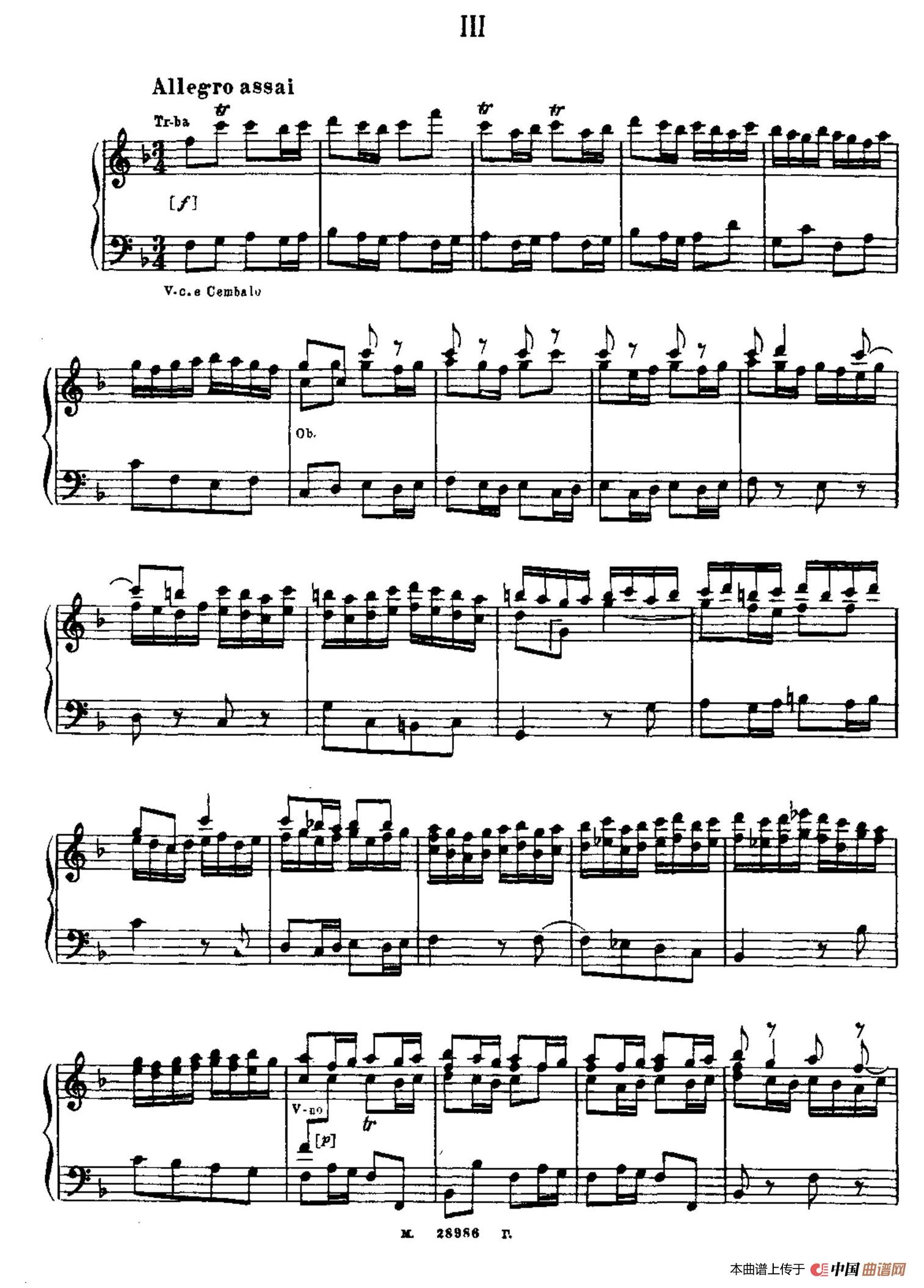 Brandenburg Concerto No.2 in F Major BWV.1047(F大调第二勃兰登堡协奏曲·钢琴独奏版)(1)_原文件名:019.jpg