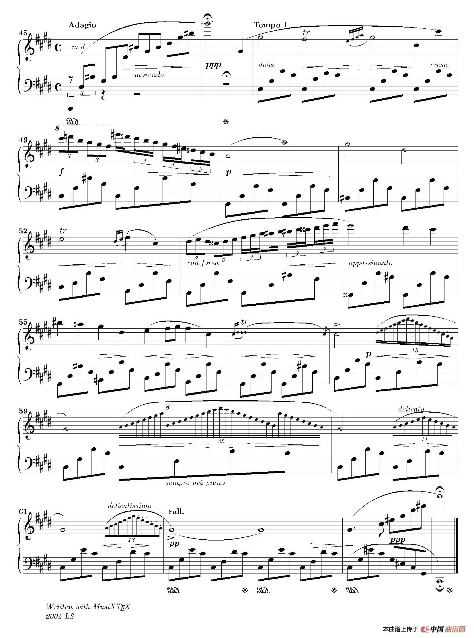 Nocturne in c-sharp Minor Op.posth (升c小调夜曲)(1)_原文件名:003.jpg