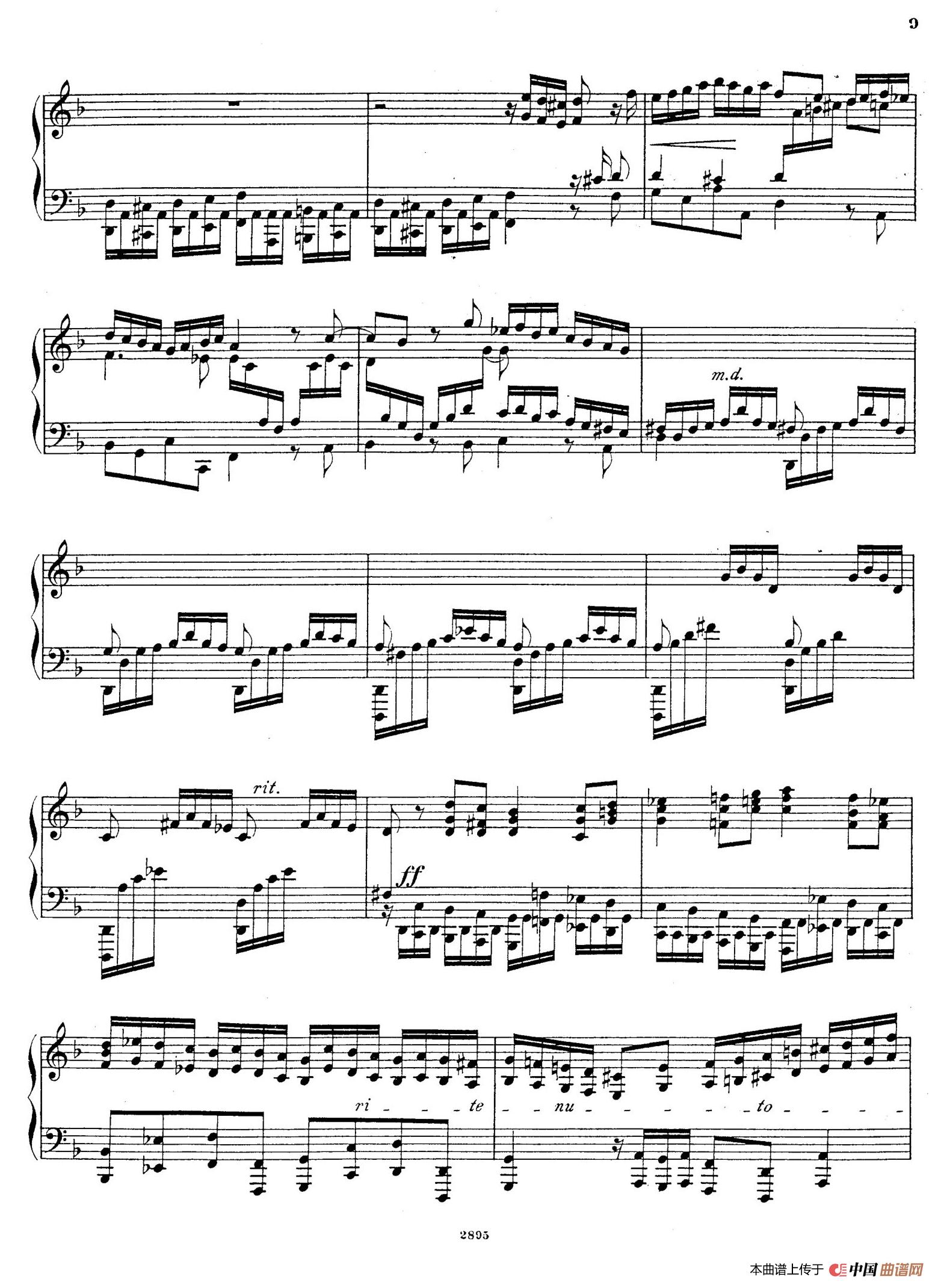 d小调托卡塔与赋格(bwv 565·布拉辛改编钢琴独奏版)