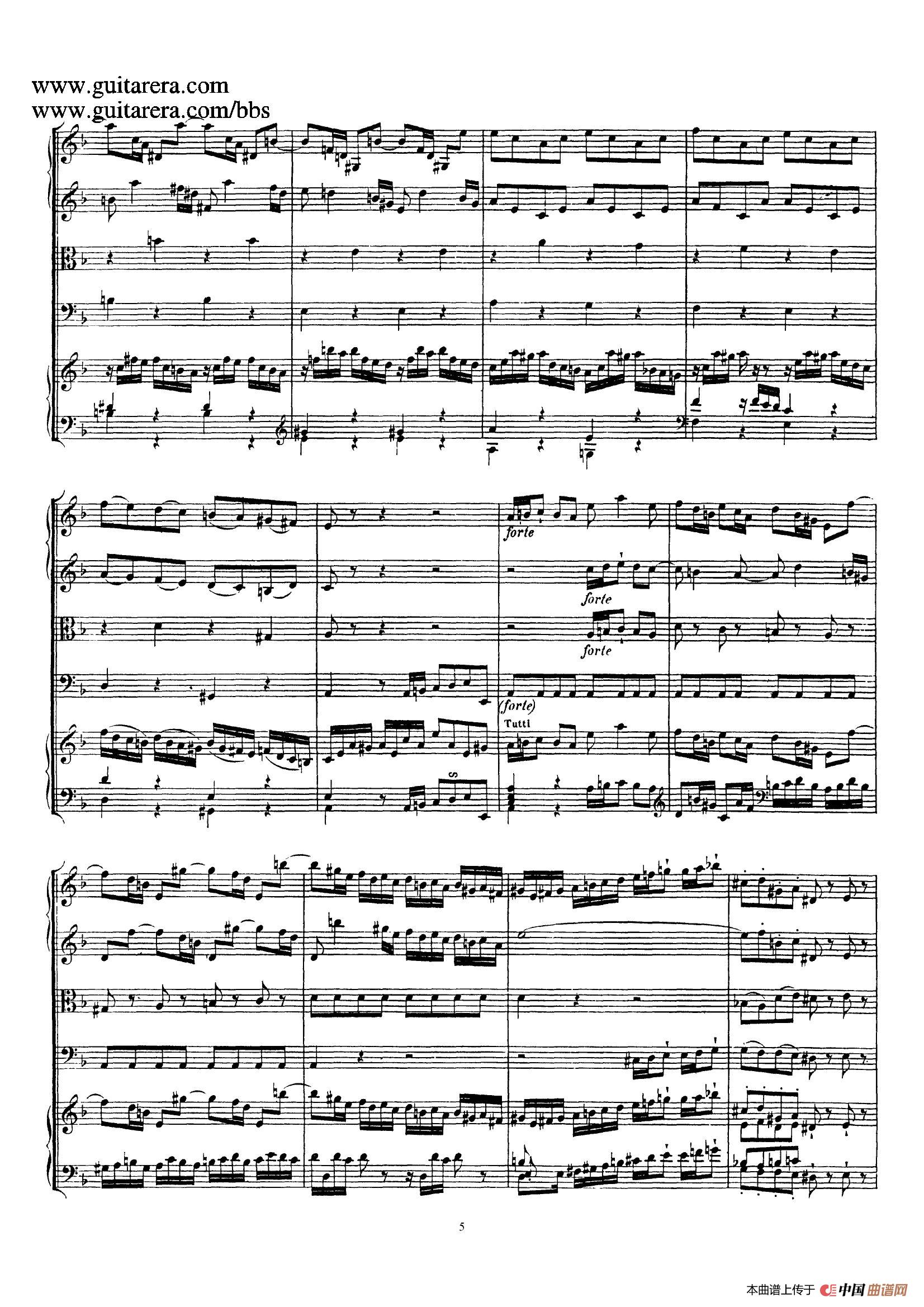 d小调第一号古钢琴协奏曲 BWV 1052(总谱)(1)_原文件名:005.jpg