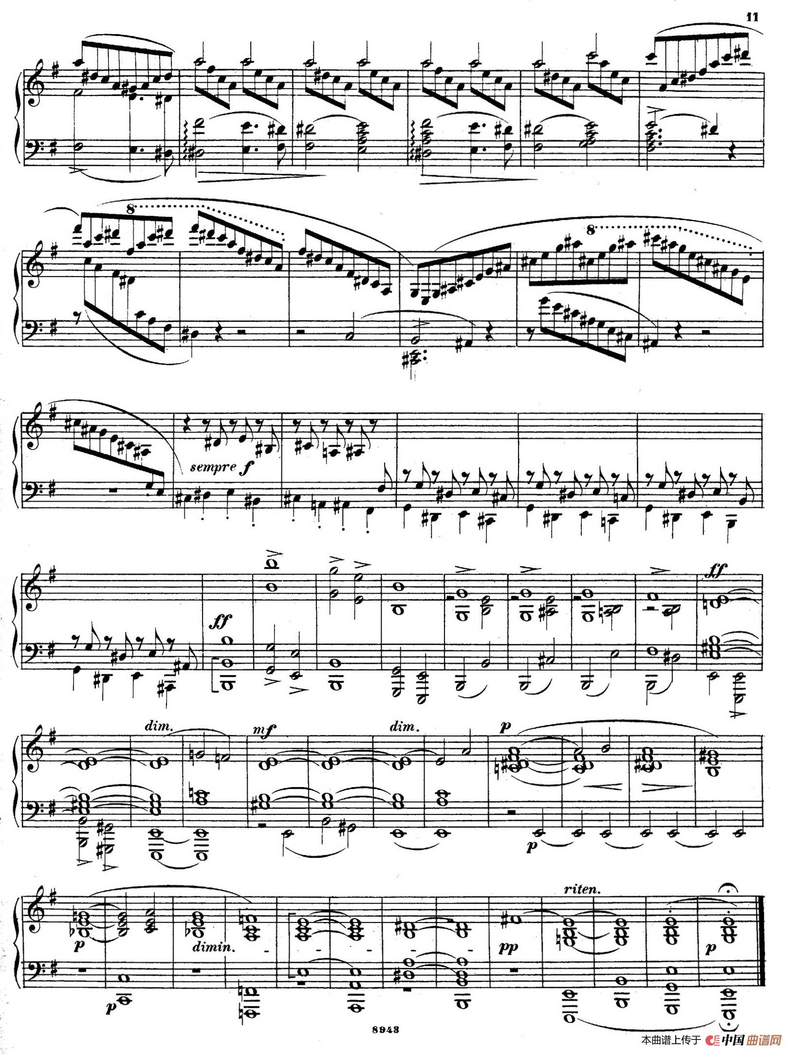 Piano Sonata in e Minor Op.28(e小调钢琴奏鸣曲)(1)_原文件名:009.jpg