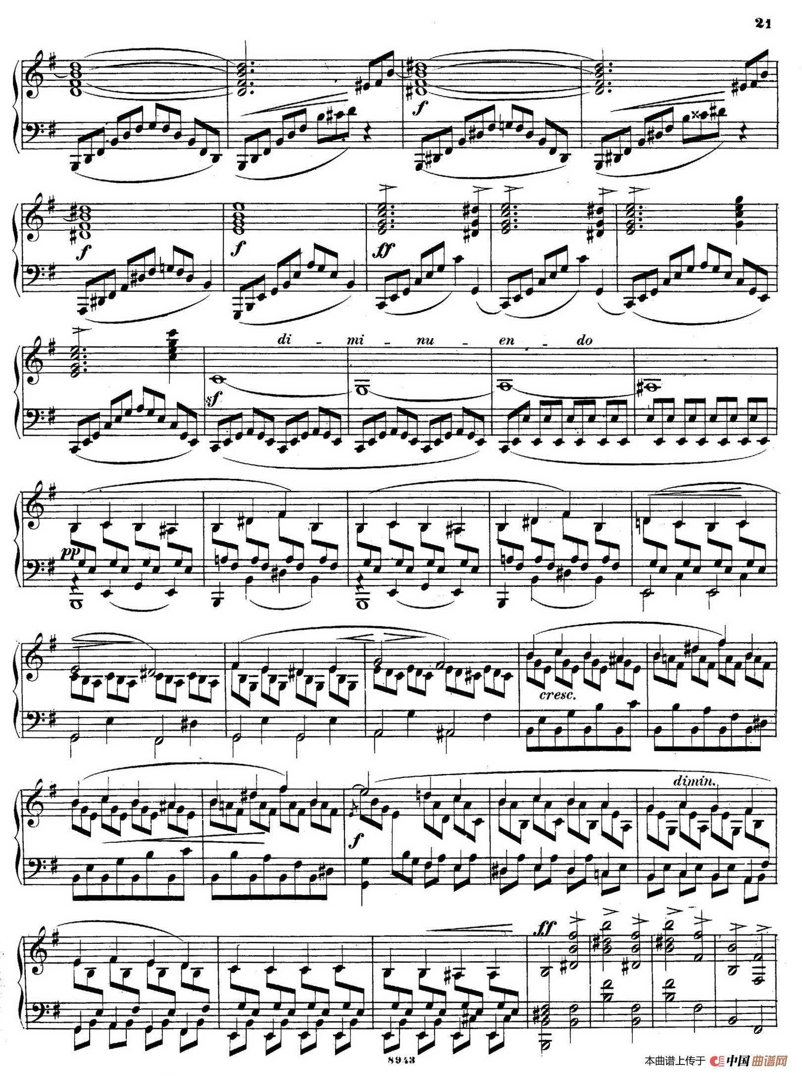 Piano Sonata in e Minor Op.28(e小调钢琴奏鸣曲)(1)_原文件名:019.jpg